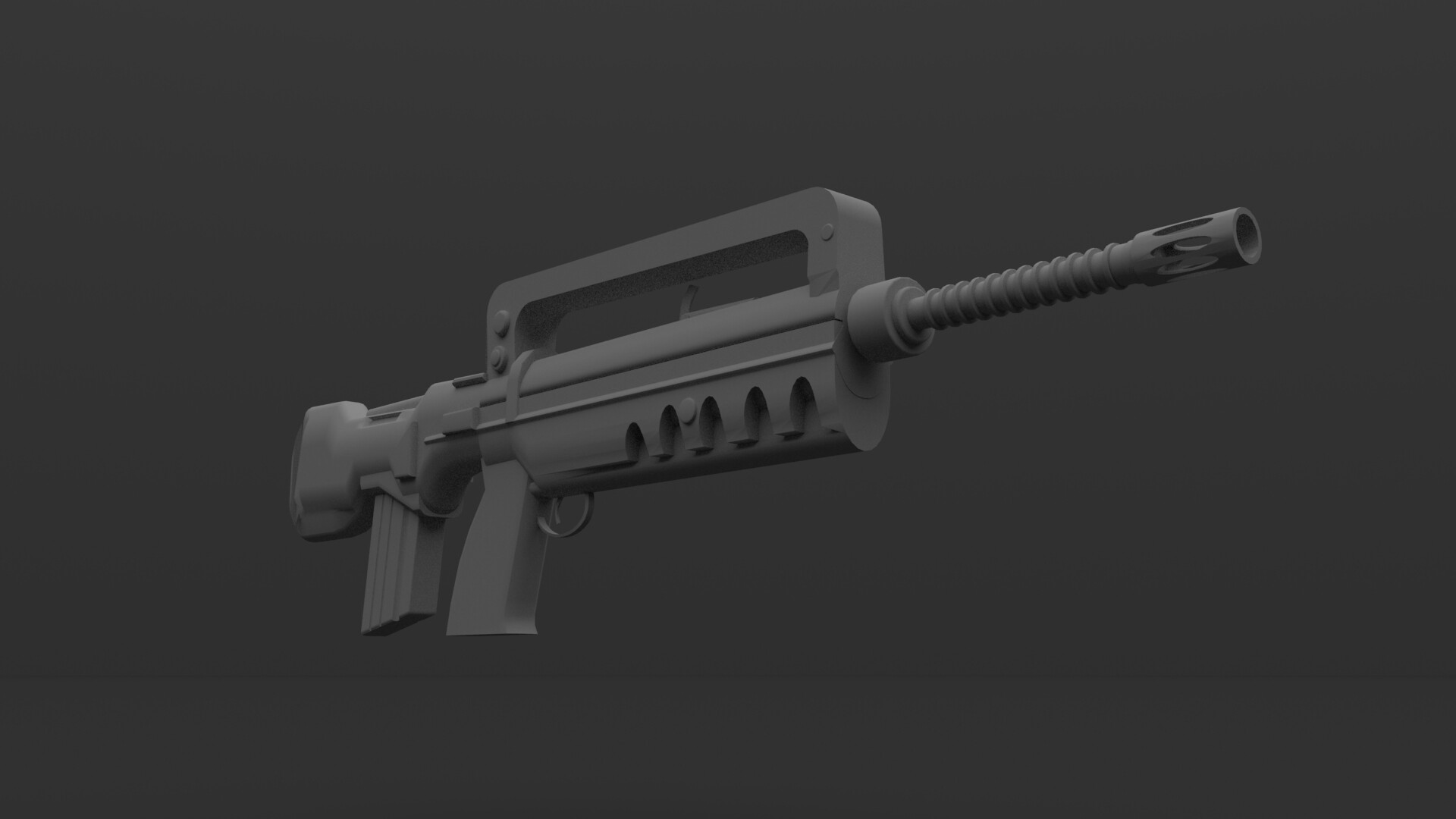 ArtStation - 3D MODELING OF A FAMAS AR BY MG BEATZ