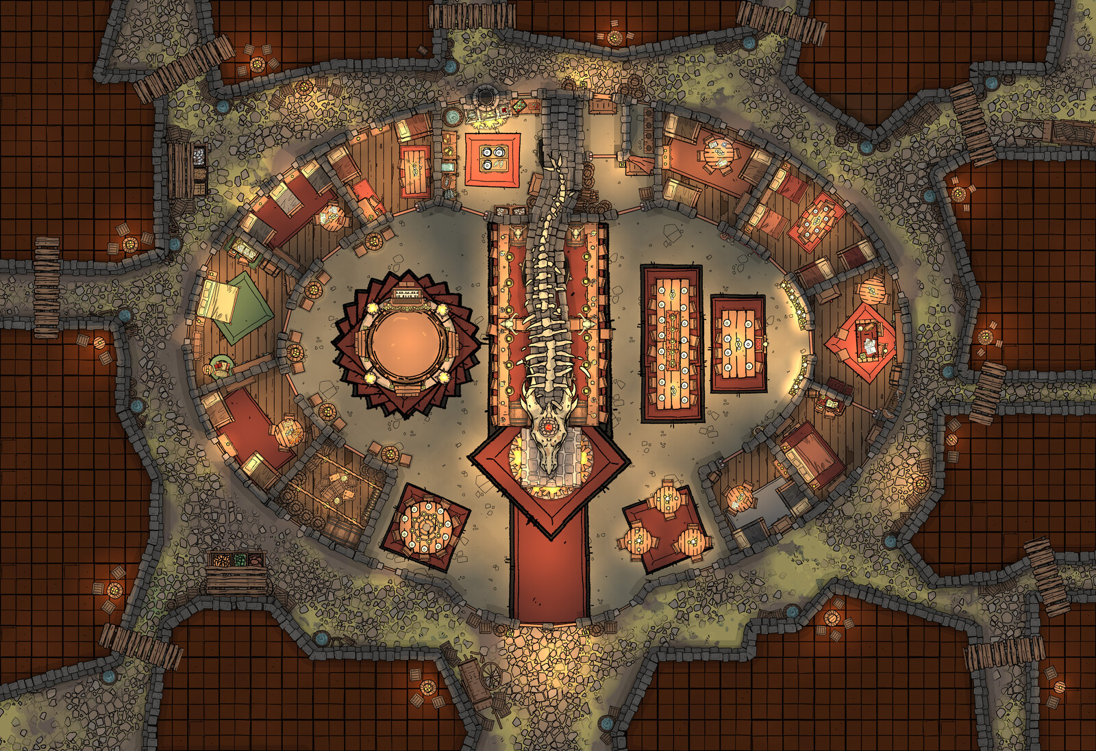 Wyrmspine Tavern | Battle Map