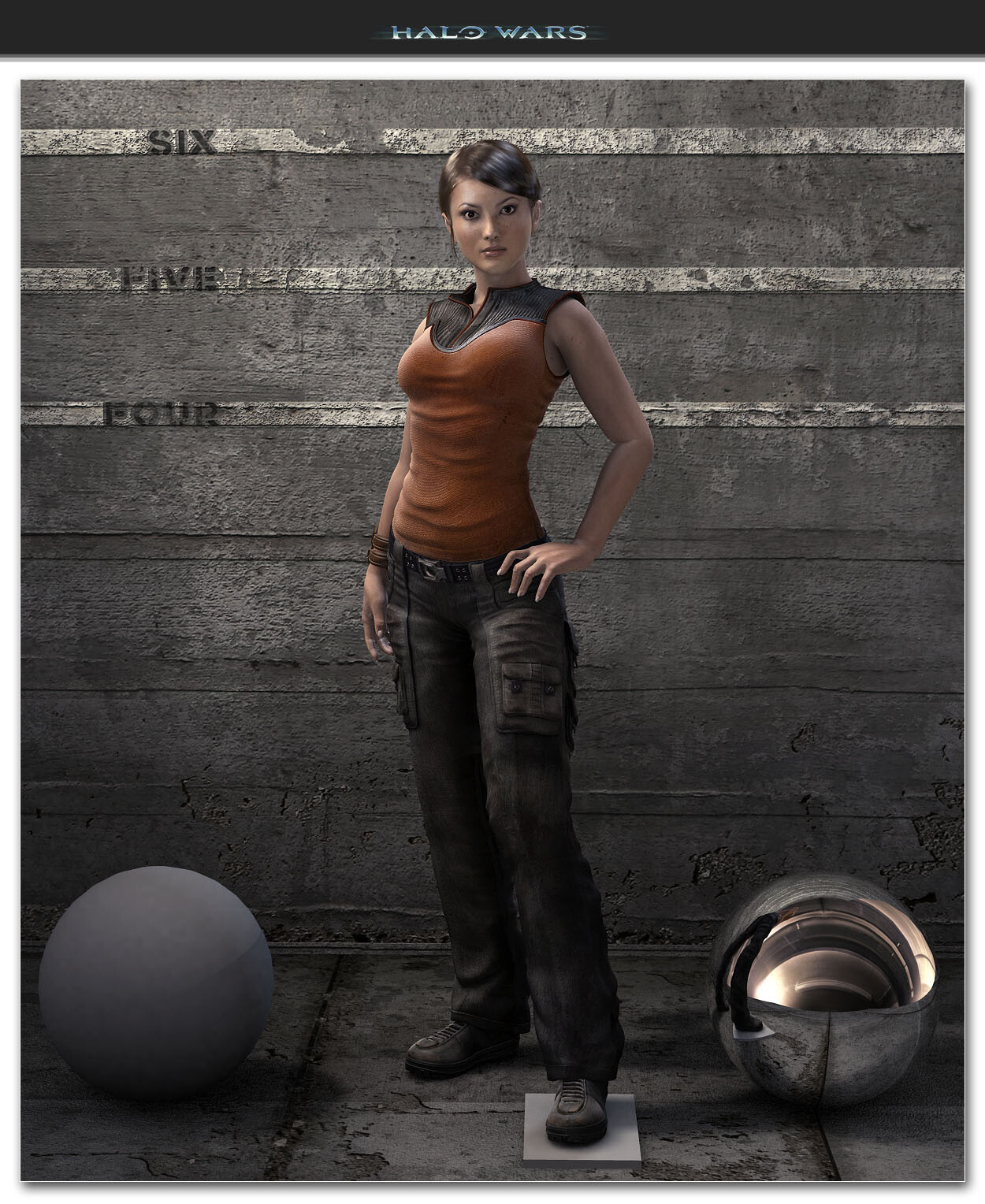 Halo Wars - Professor Ellen Anders Costume Base.
