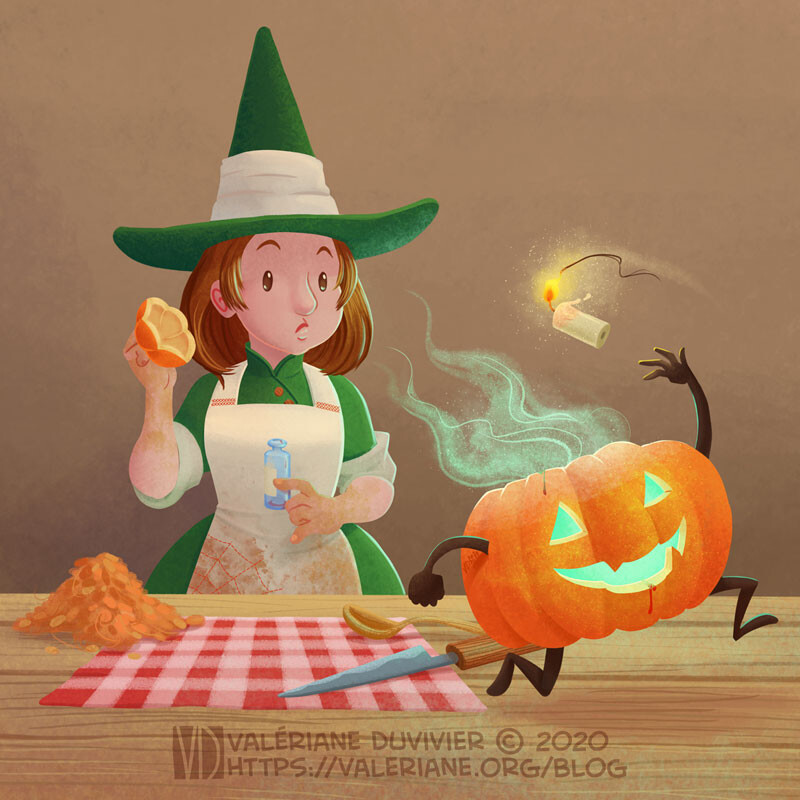 Prompts: Pumpkin - Candle - Potion