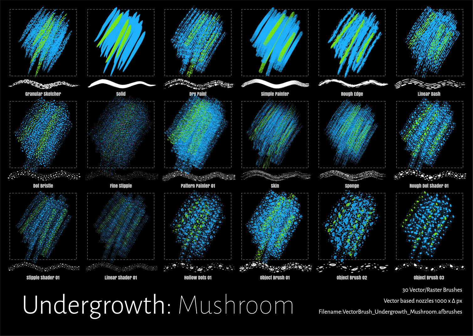 Undergrowth Mushroom
'Vector Brushes'