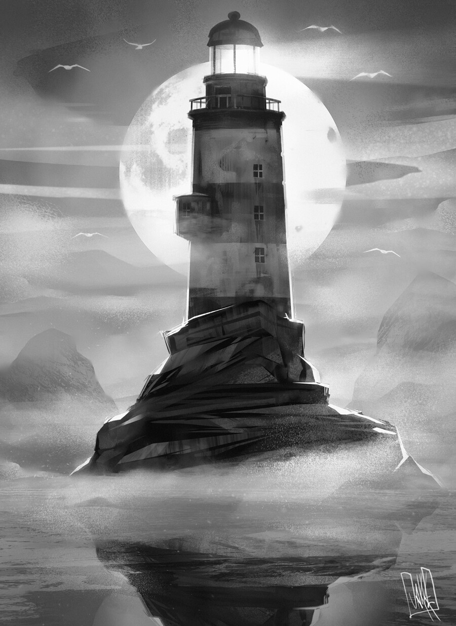 How to Draw Lighthouses with Easy Drawing Step by Step Instructions  How  to Draw Step by Step Drawing Tutorials