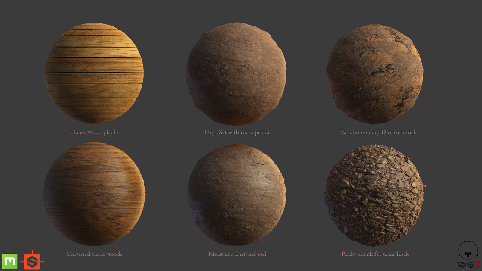Material sphere render for environment texture. Made with a substance designer base and quixel mixer.