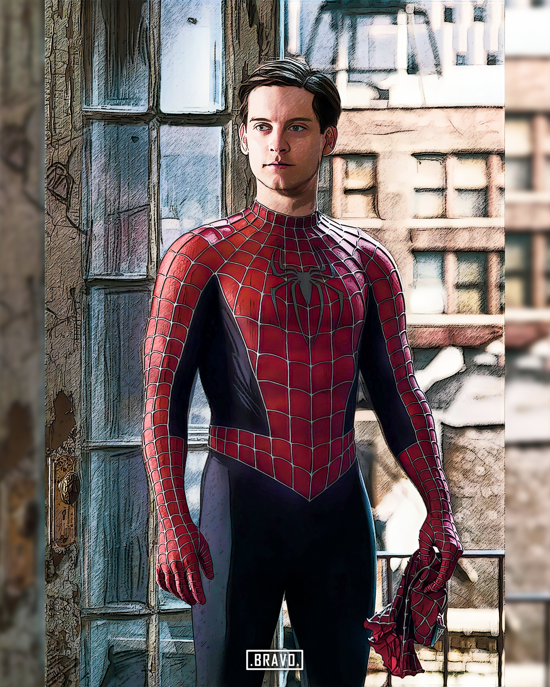 ArtStation - Spider-Man, Tobey Maguire | Digital Portrait