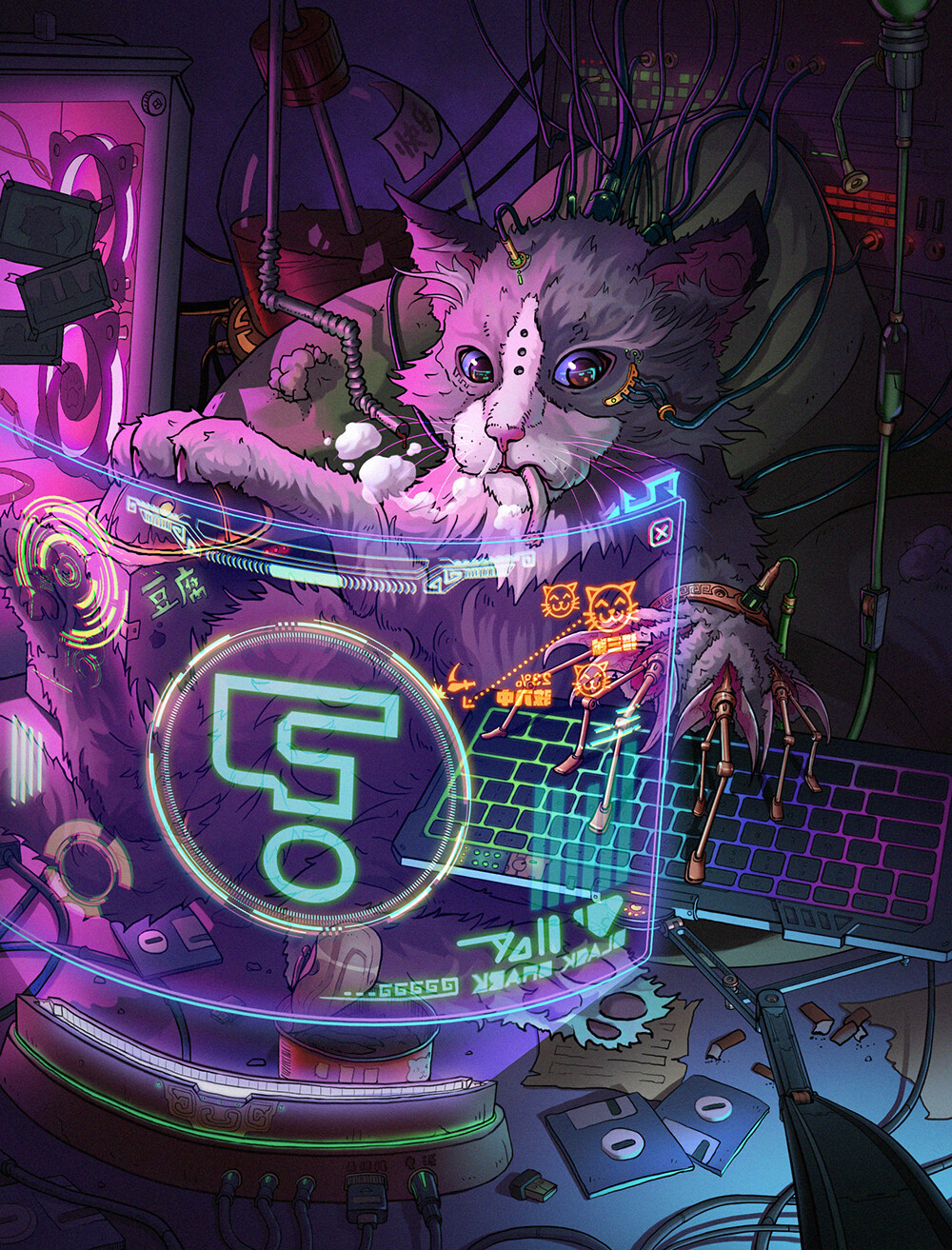 ArtStation Hacker CatTofu