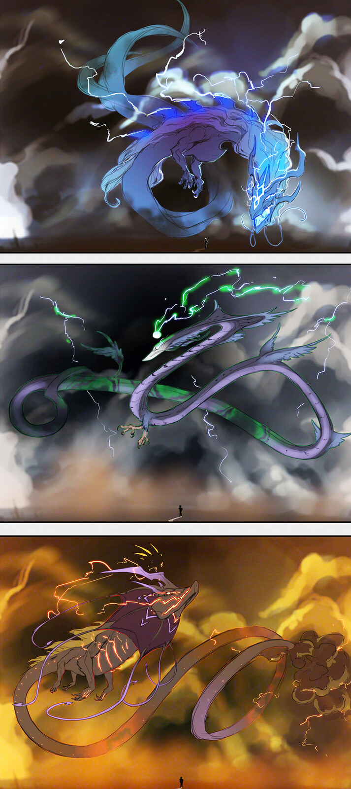 Storm dragon iterations