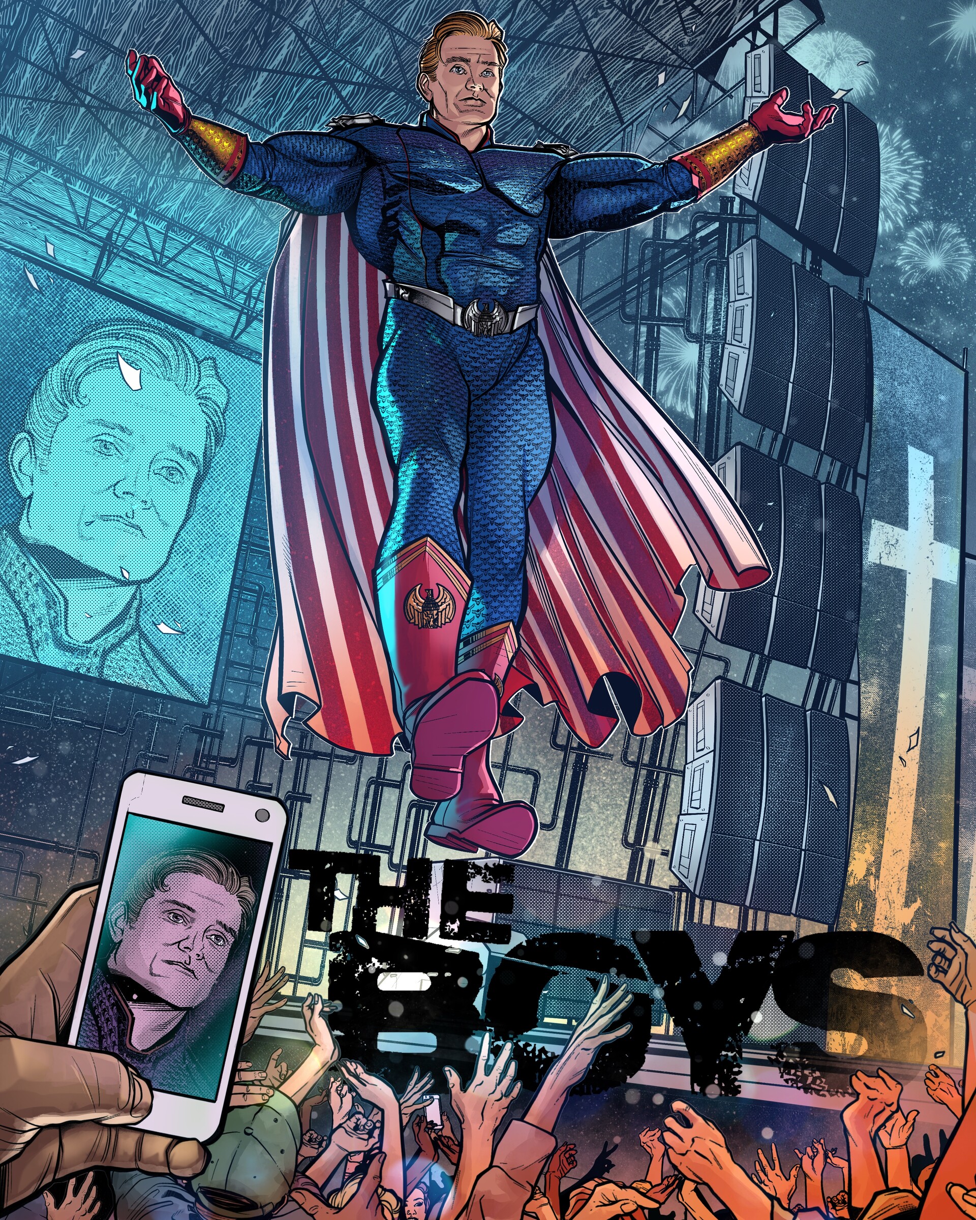 Artstation The Homelander The Boys George Quadros