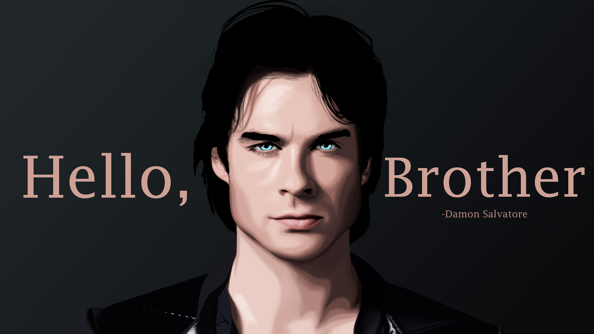 pix How To Draw Damon Salvatore drawing ian somerhalder mahmoud elzarka