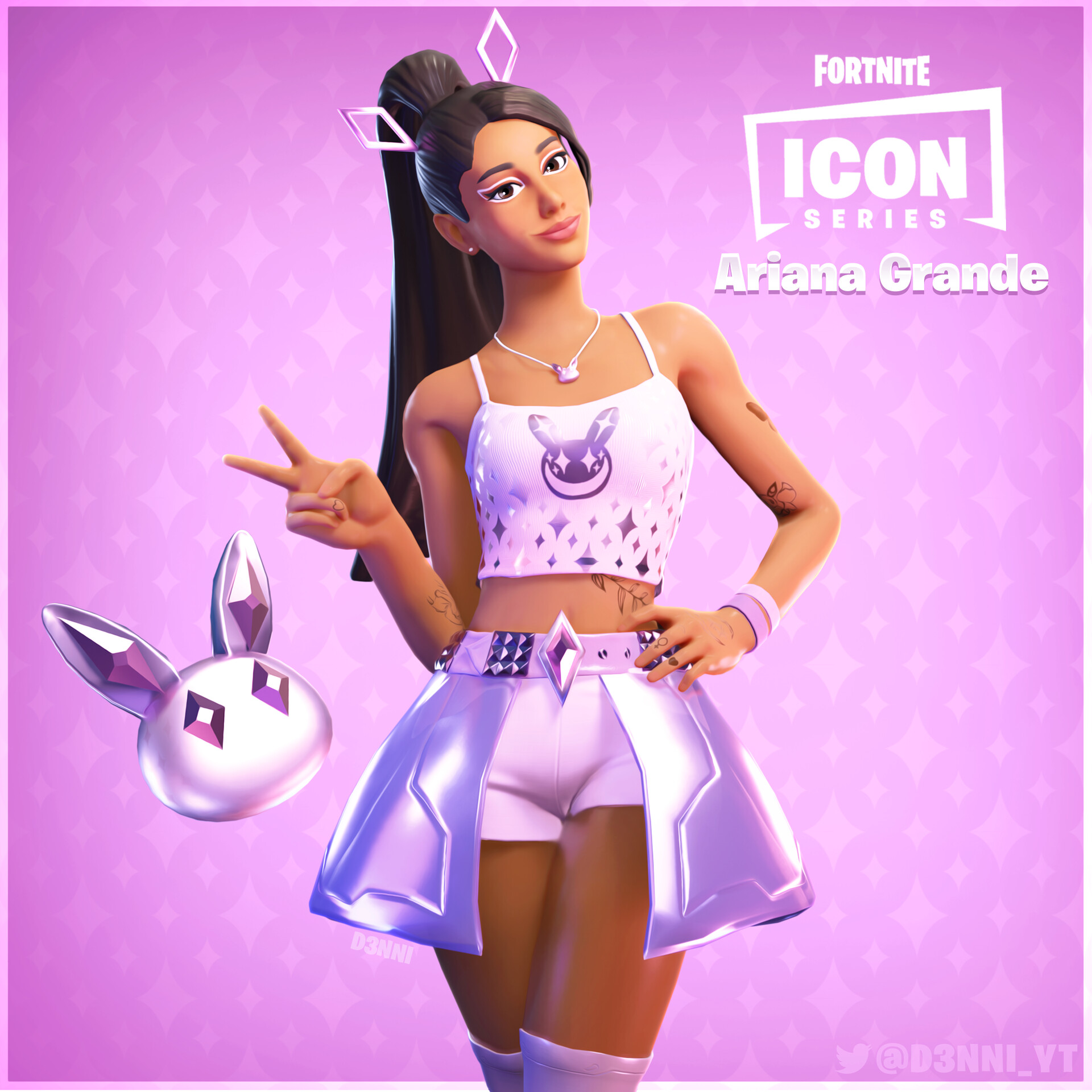 D3nni Fortnite Skin Concept Ariana Grande [icon Series]