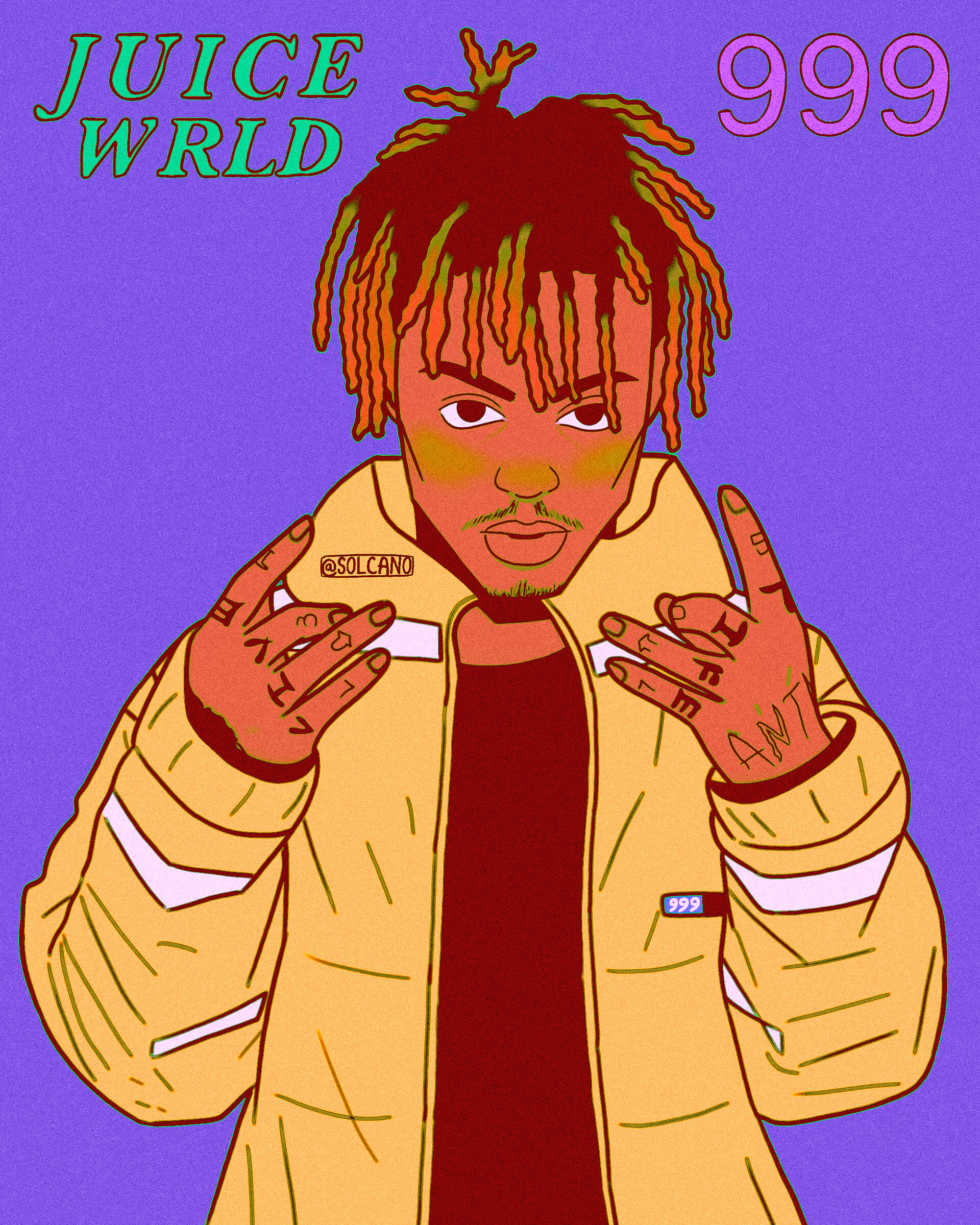 Artstation 054 Juice Wrld By Sol Cano Sol Cano A collection of the top 17 juice wrld cartoon wallpapers and backgrounds available for download for free. artstation 054 juice wrld by sol