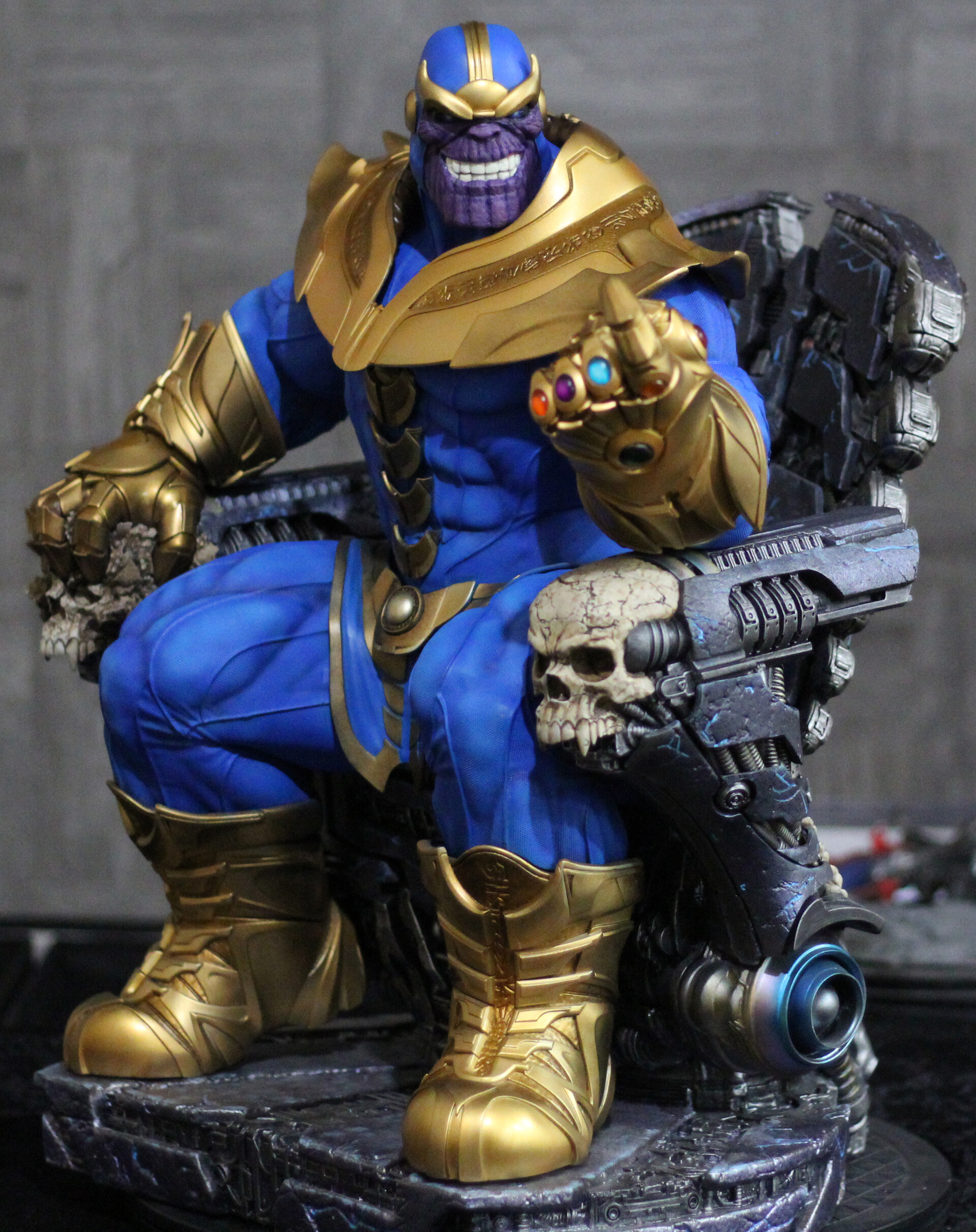 Sideshow thanos shop on throne exclusive