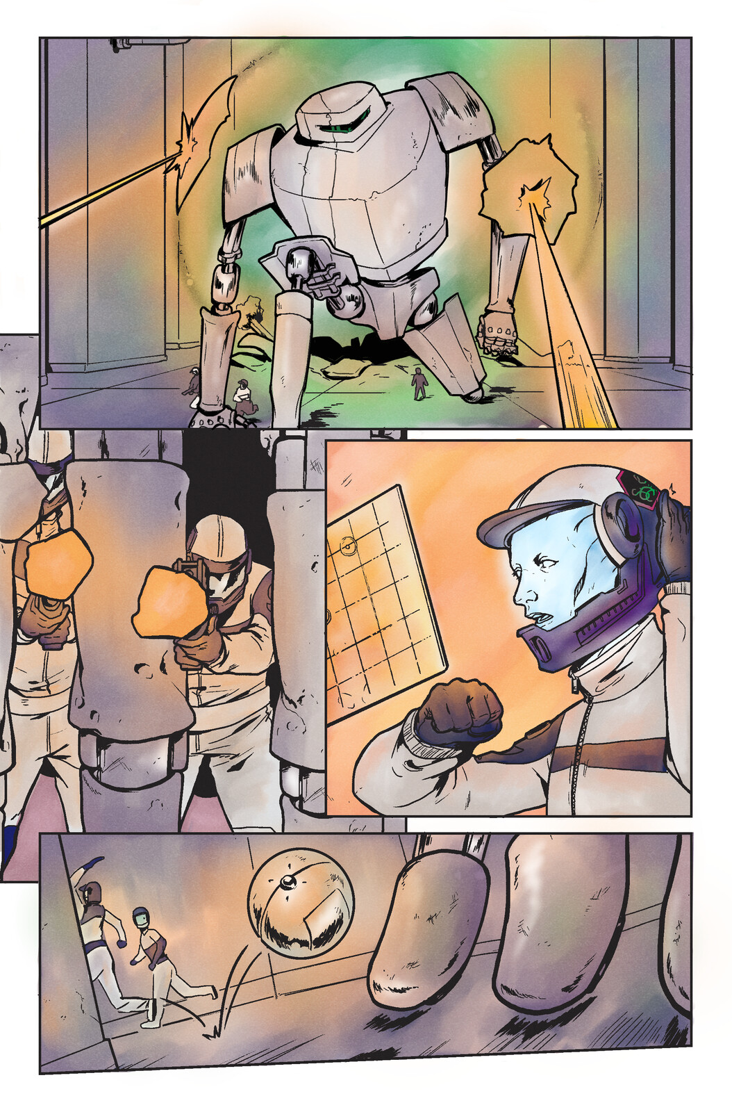 Writer: Wilfred Esteves
Artist : Alaire Racicot
Colors: by me