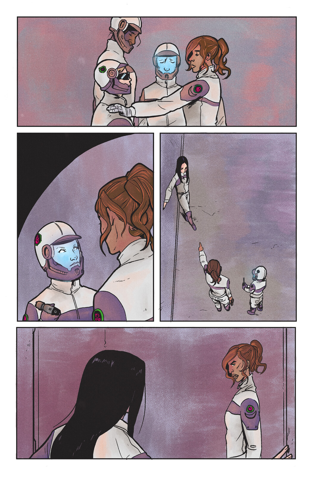 Writer: Wilfred Esteves
Artist : Alaire Racicot
Colors: by me