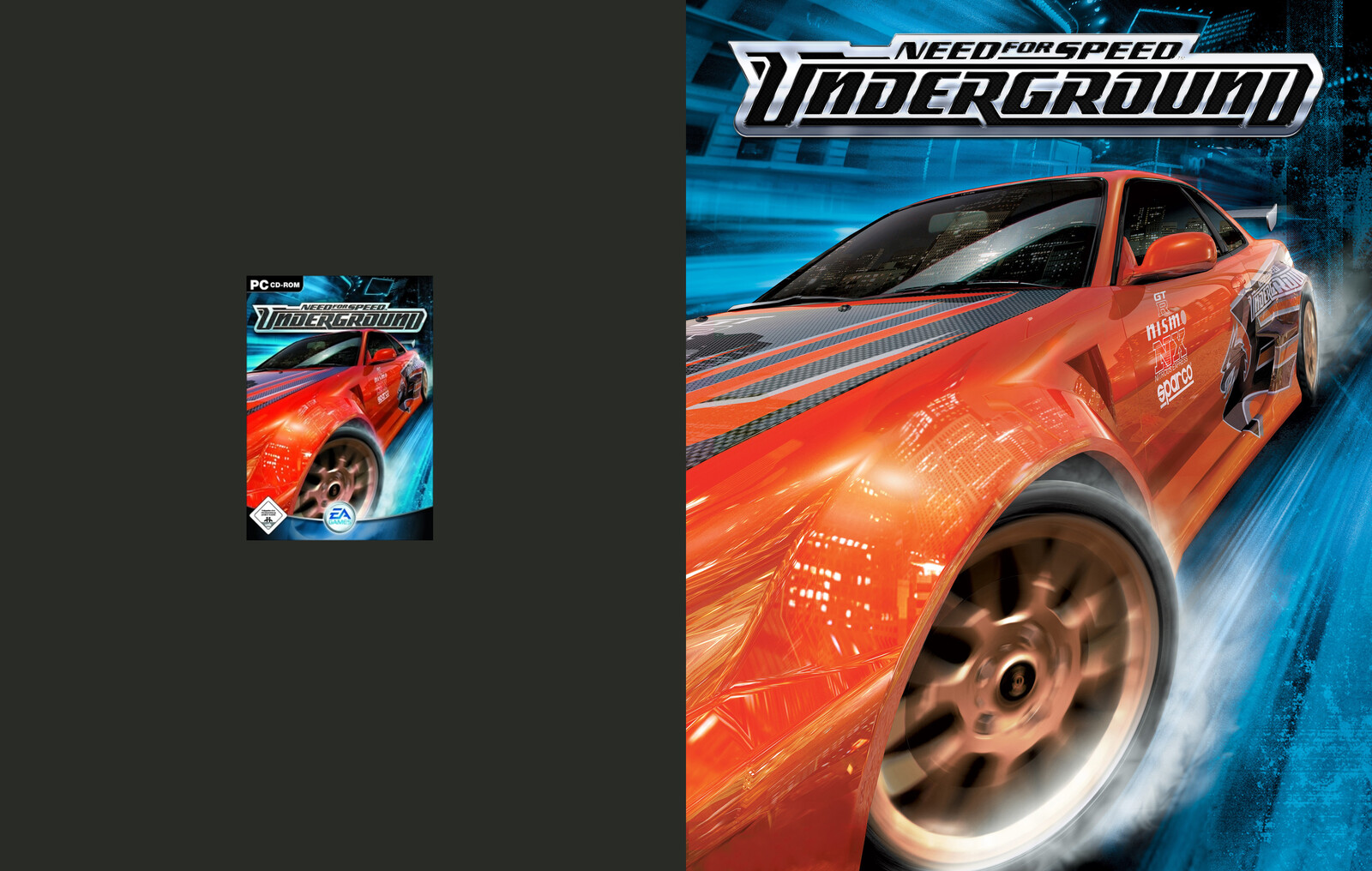 Need for Speed; Underground (Original Scan vs. Poster format)