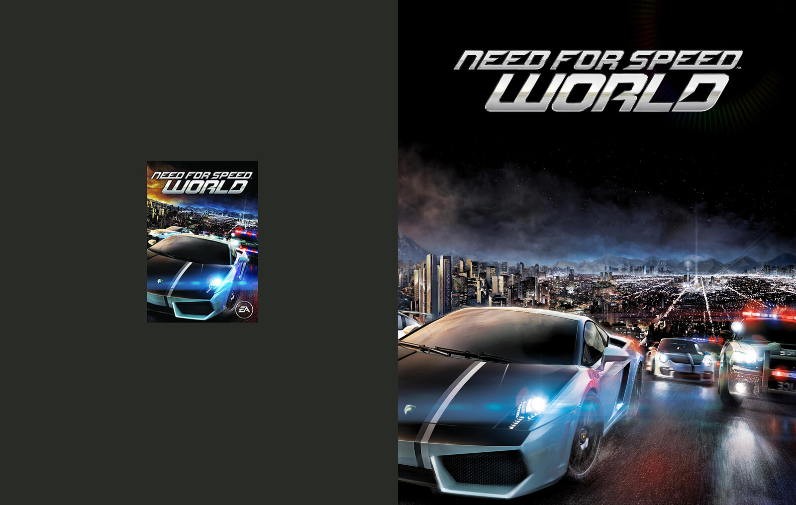 Need for Speed World (Original Scan vs. Poster format)