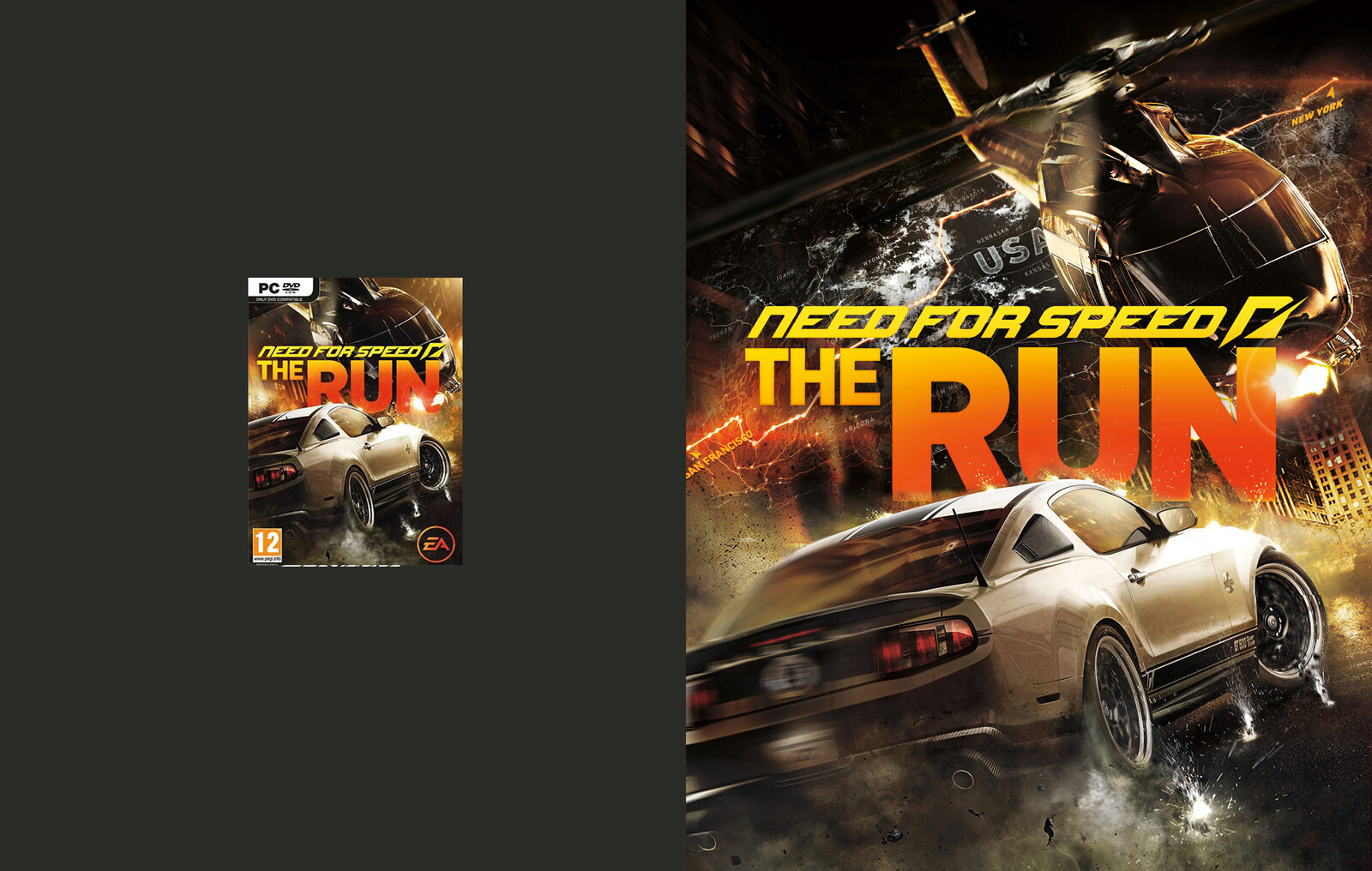 Need for Speed The Run (Original Scan vs. Poster format)