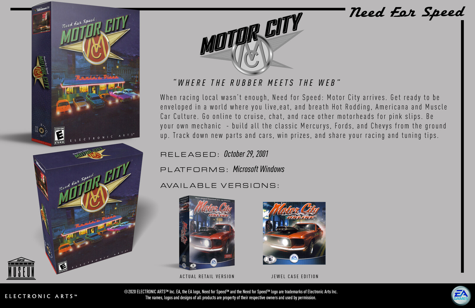 Need for Speed: Motor City (2001) - Museum Slide