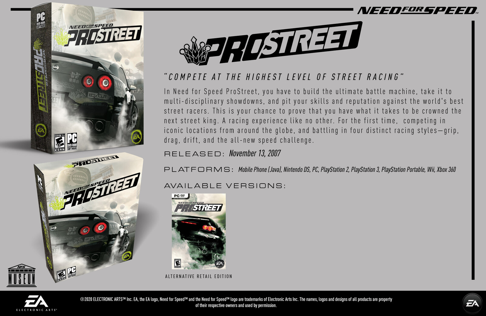 Need for Speed: Prostreet (2007) - Museum Slide