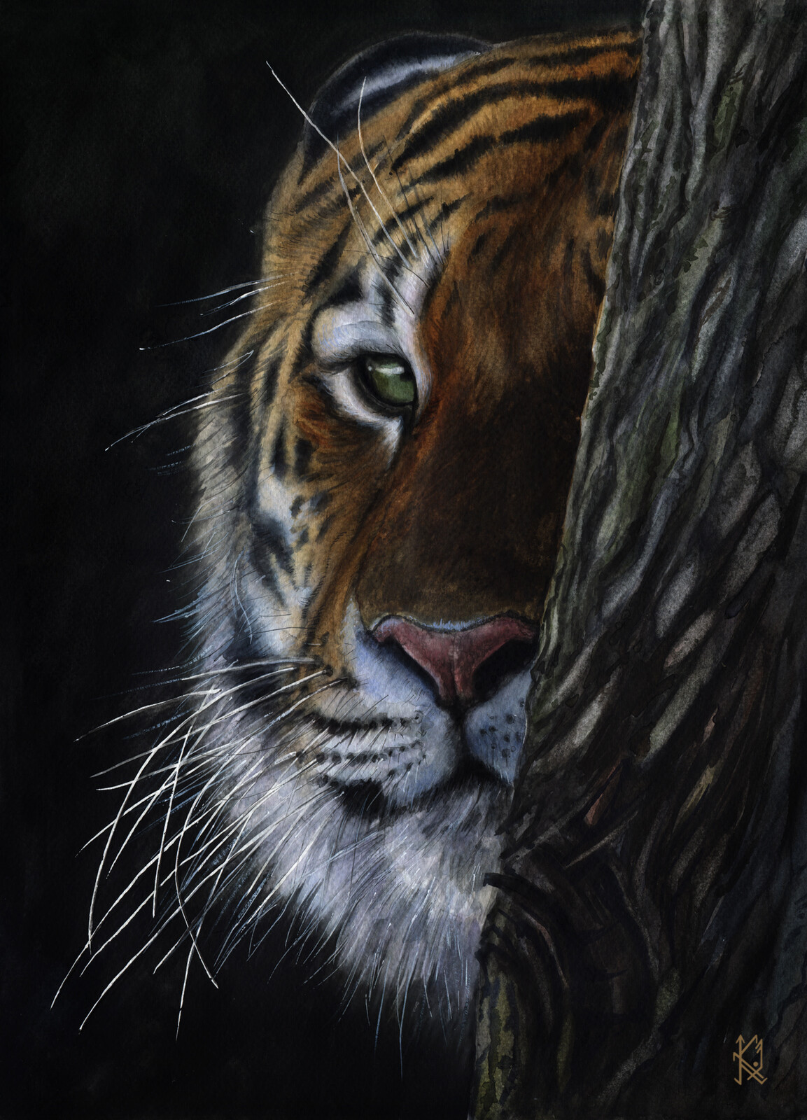 Big cat portrait