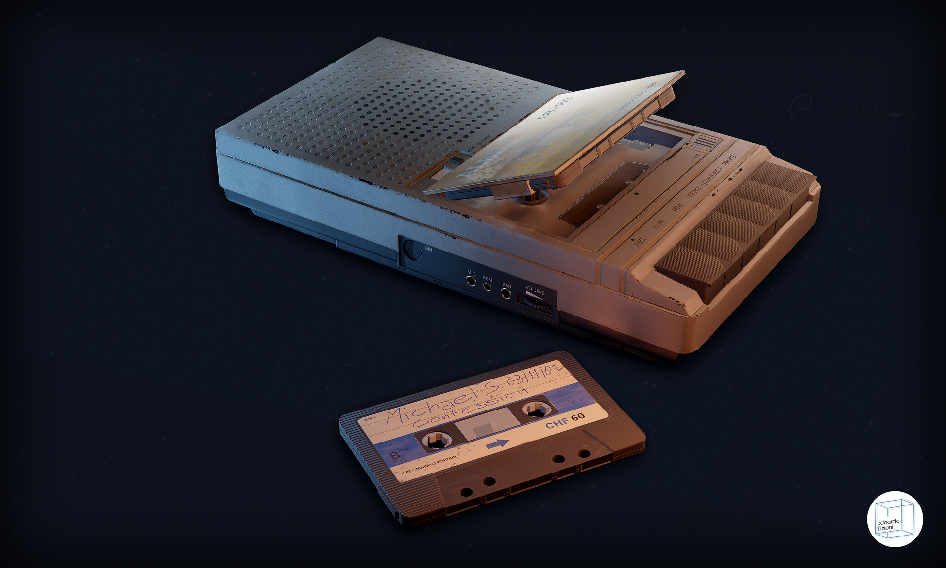 ArtStation - Cassette Recorder