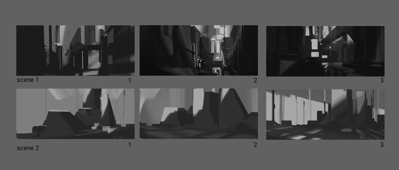 Sketches for the Narrative Trailer Illustrations-1
