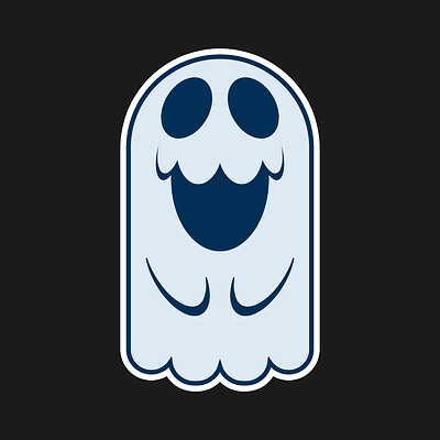 Philip smuland ghost sticker