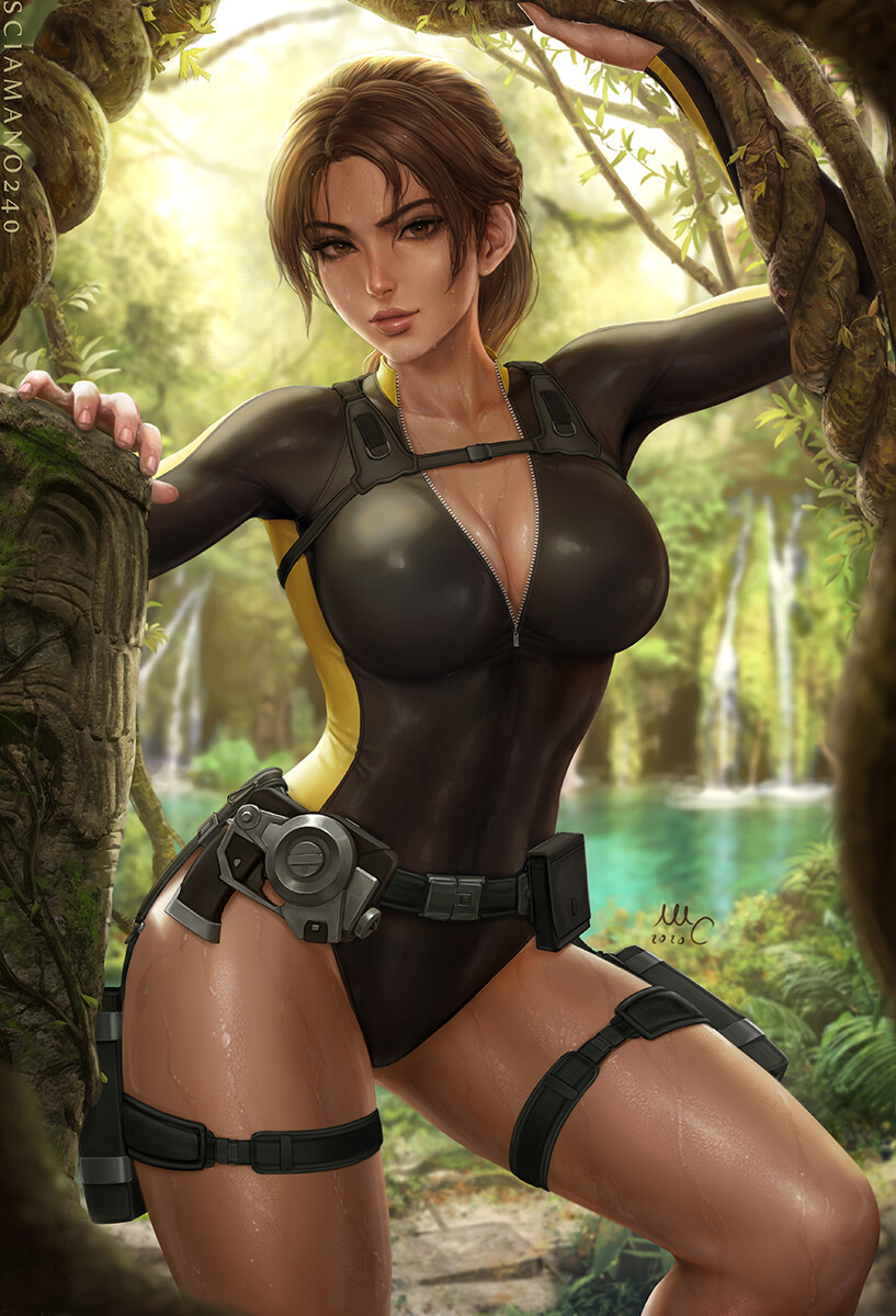 Mirco Cabbia Sciamano240 Lara Croft