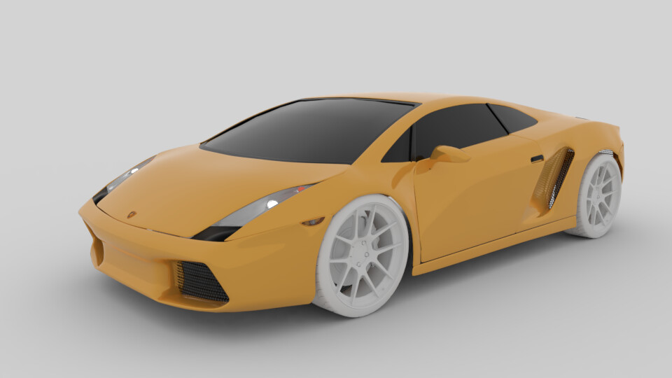 ArtStation - Lamborghini Gallardo