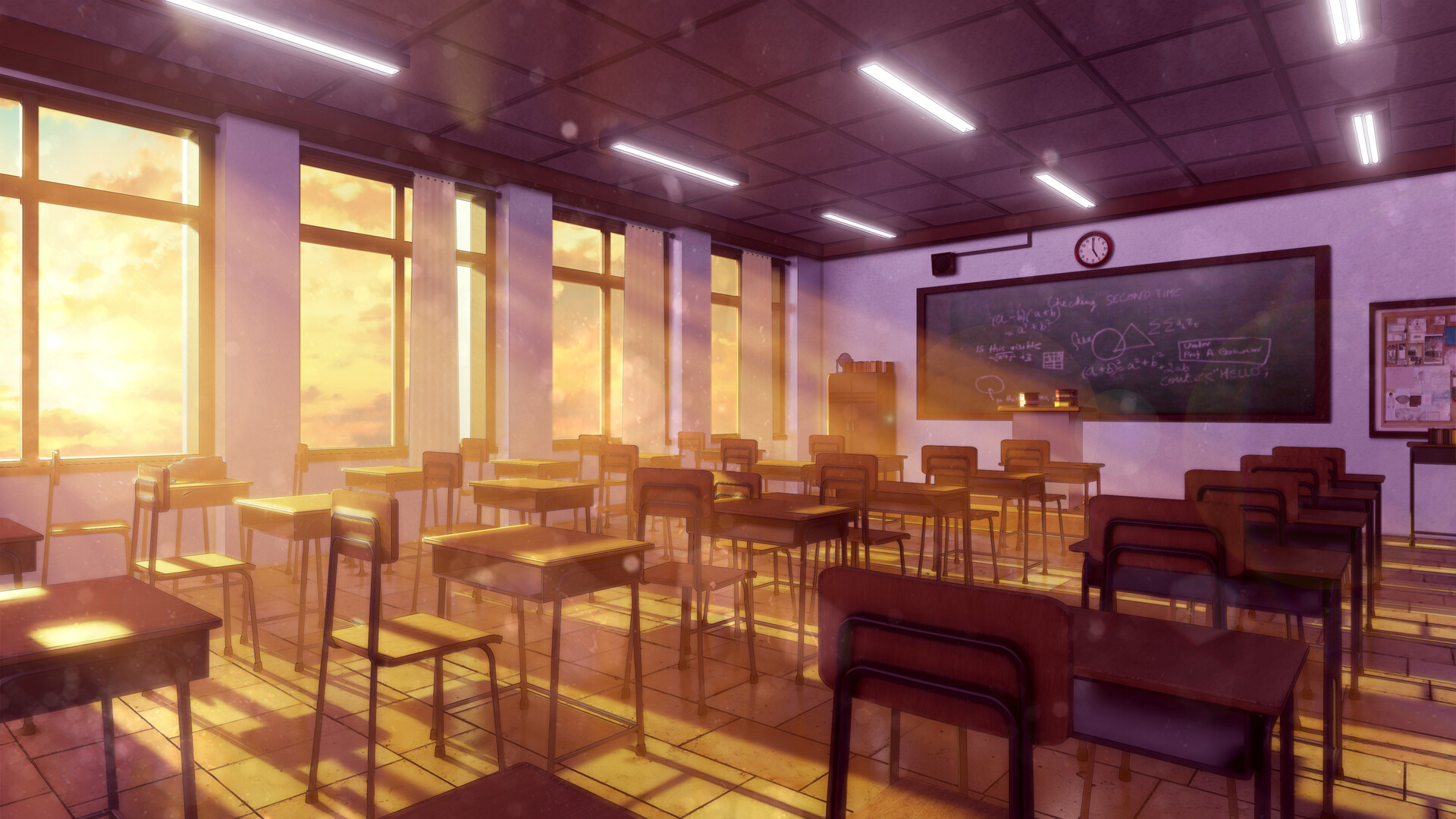 Anime Classroom, Blender only