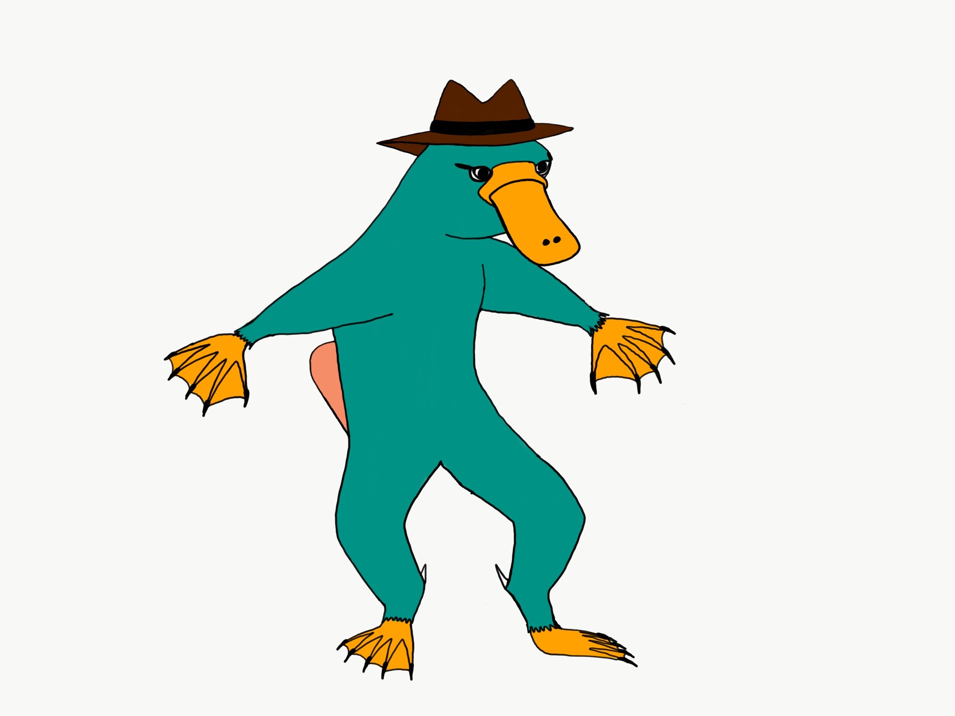 HD wallpaper: Perry the Platypus, Agent P., Phineas and Ferb, cartoon,  green color