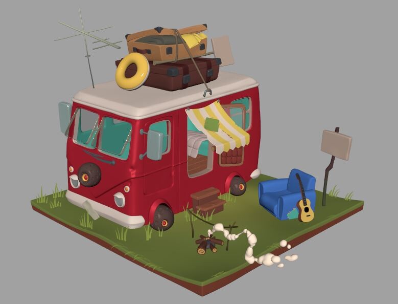 Adding in colors.