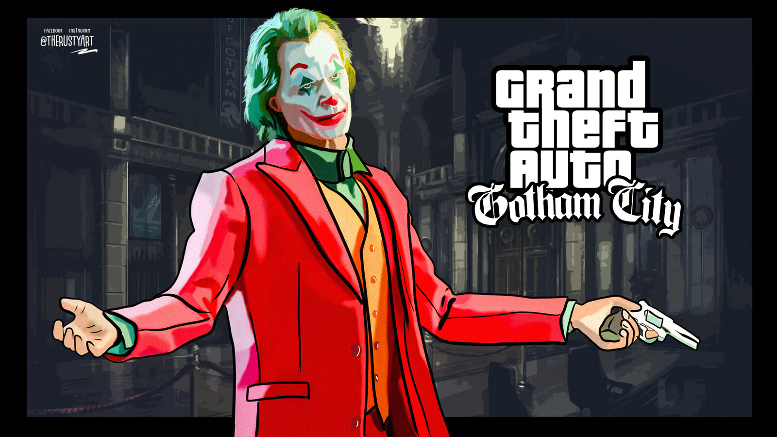 Artstation Joker Joaquin Phoenix Gta Art And Animation Concept Waqas Mansoor