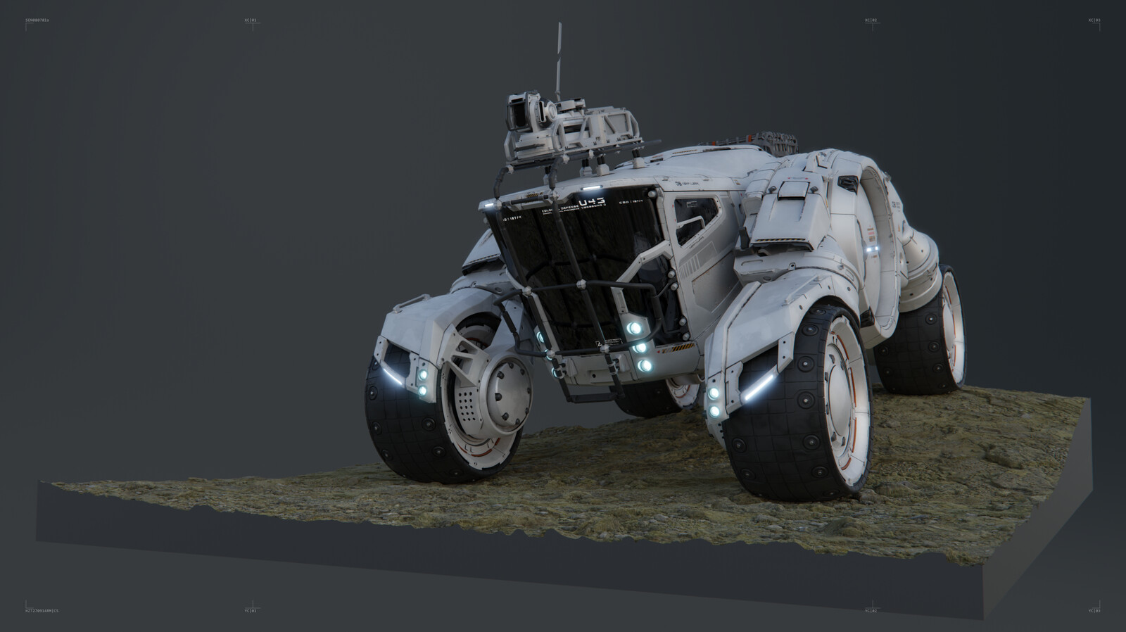 Explorer Configuration with Real Displacement Texture