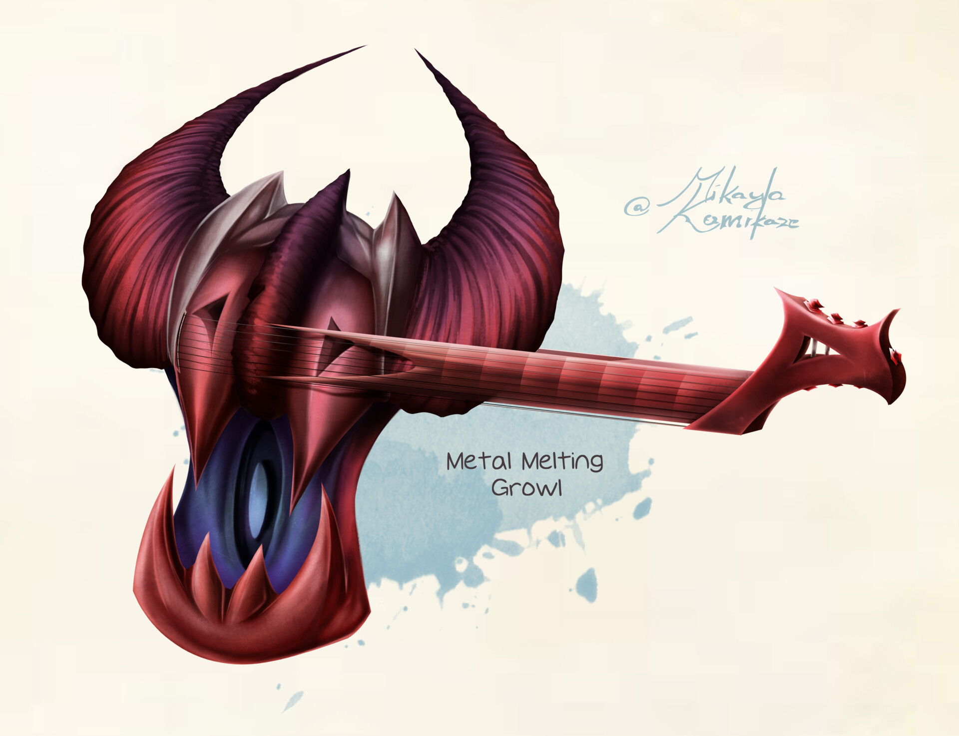 ArtStation DnD Magic Item Metal Melting Growl