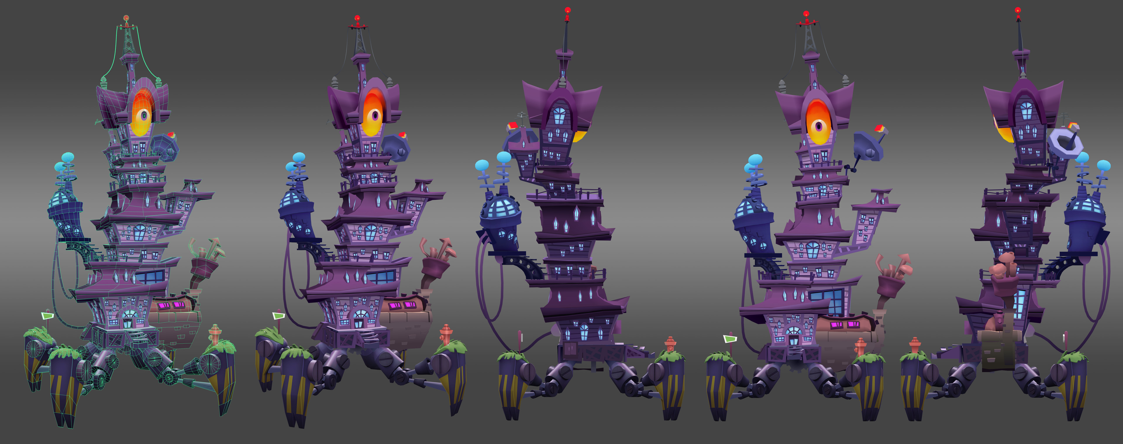 Zomboss Tower: Game asset - regular colors