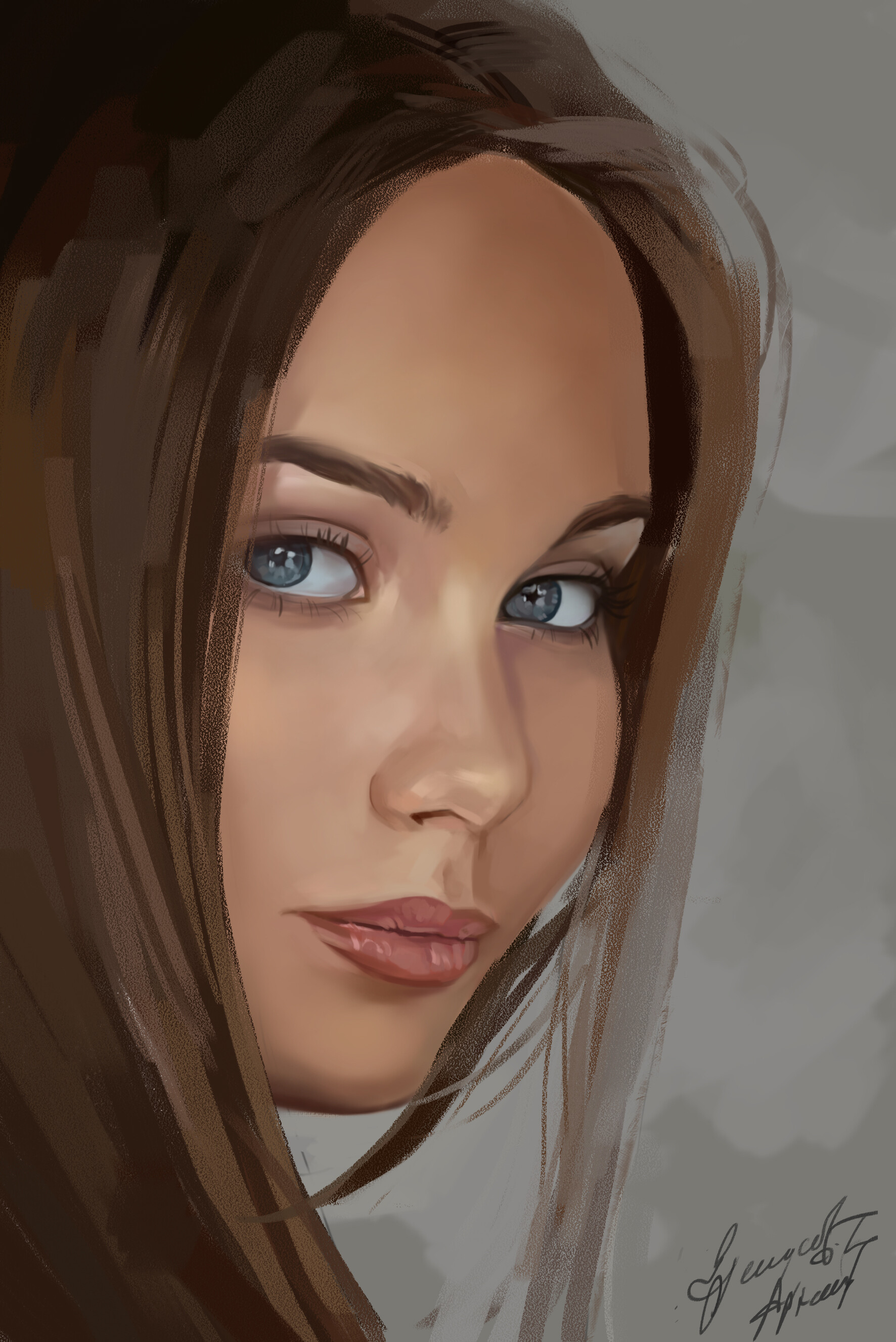 ArtStation - Портрет девушки