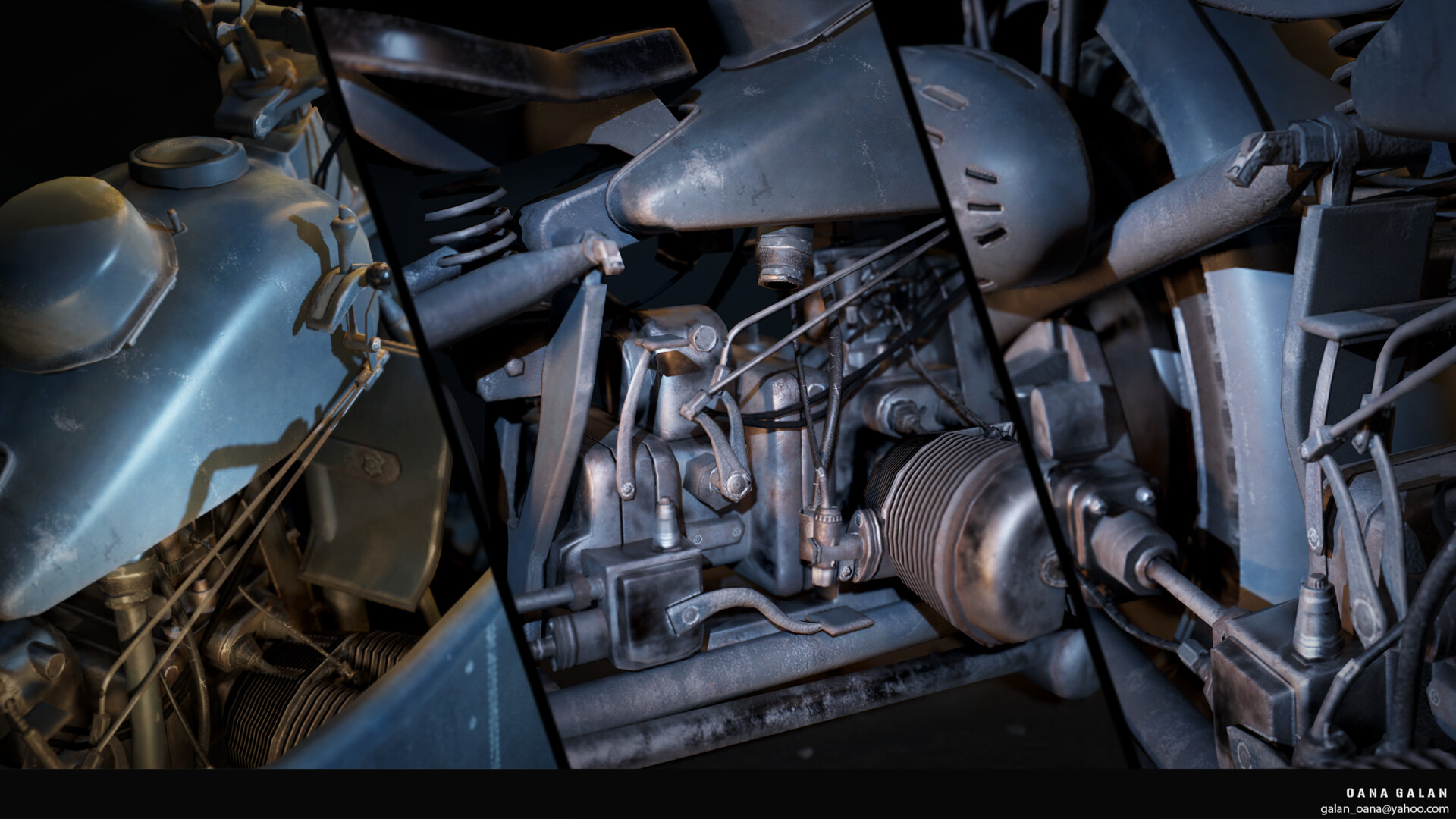 artstation bmw r75 oana galan