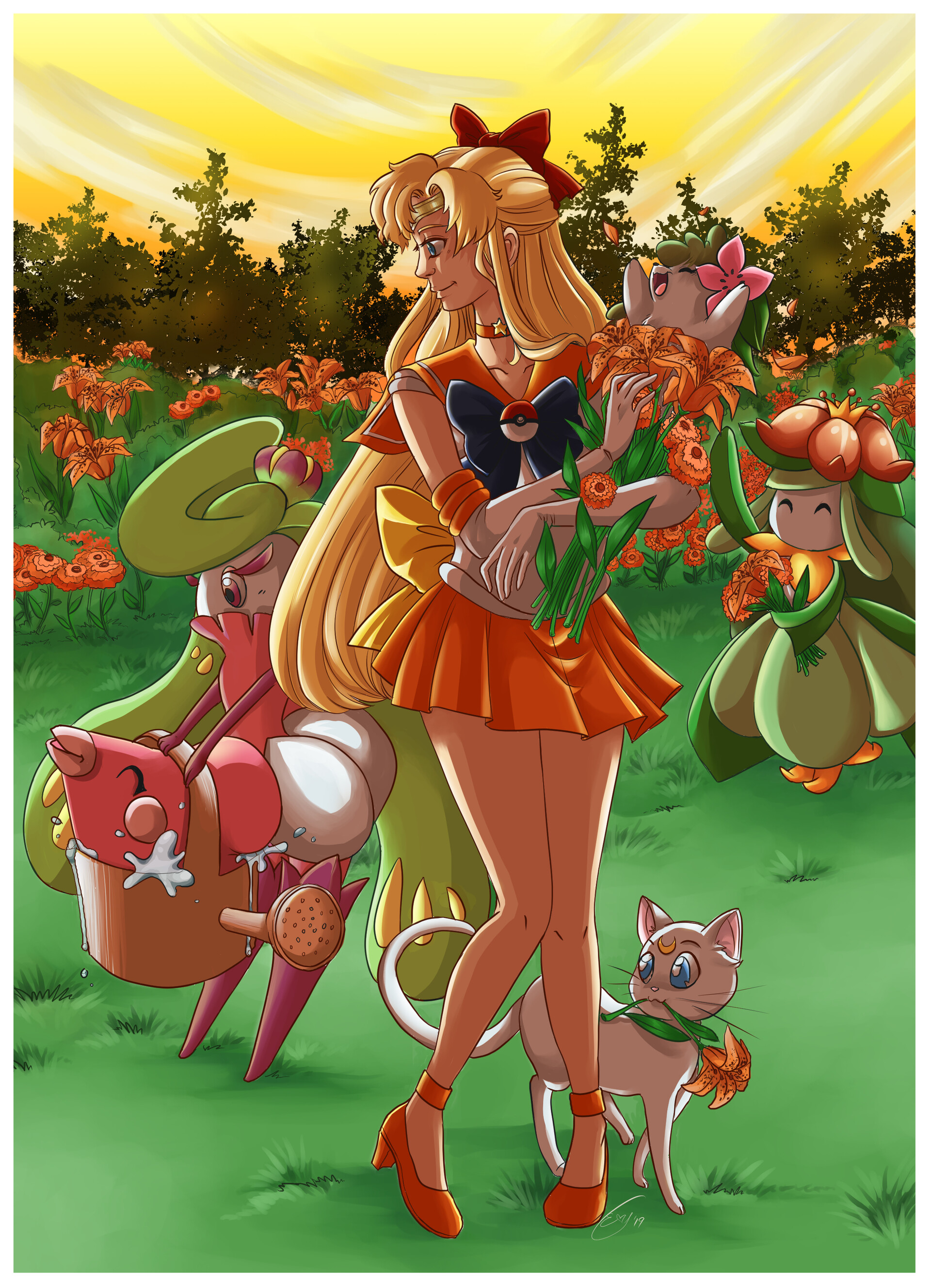 Artstation Sailor Moon And Pokemon Fusion Emilie Bourgoing This pin is part of our pokemoon enamel pin series, a happy combo of pokemon and sailor moon!. sailor moon and pokemon fusion emilie
