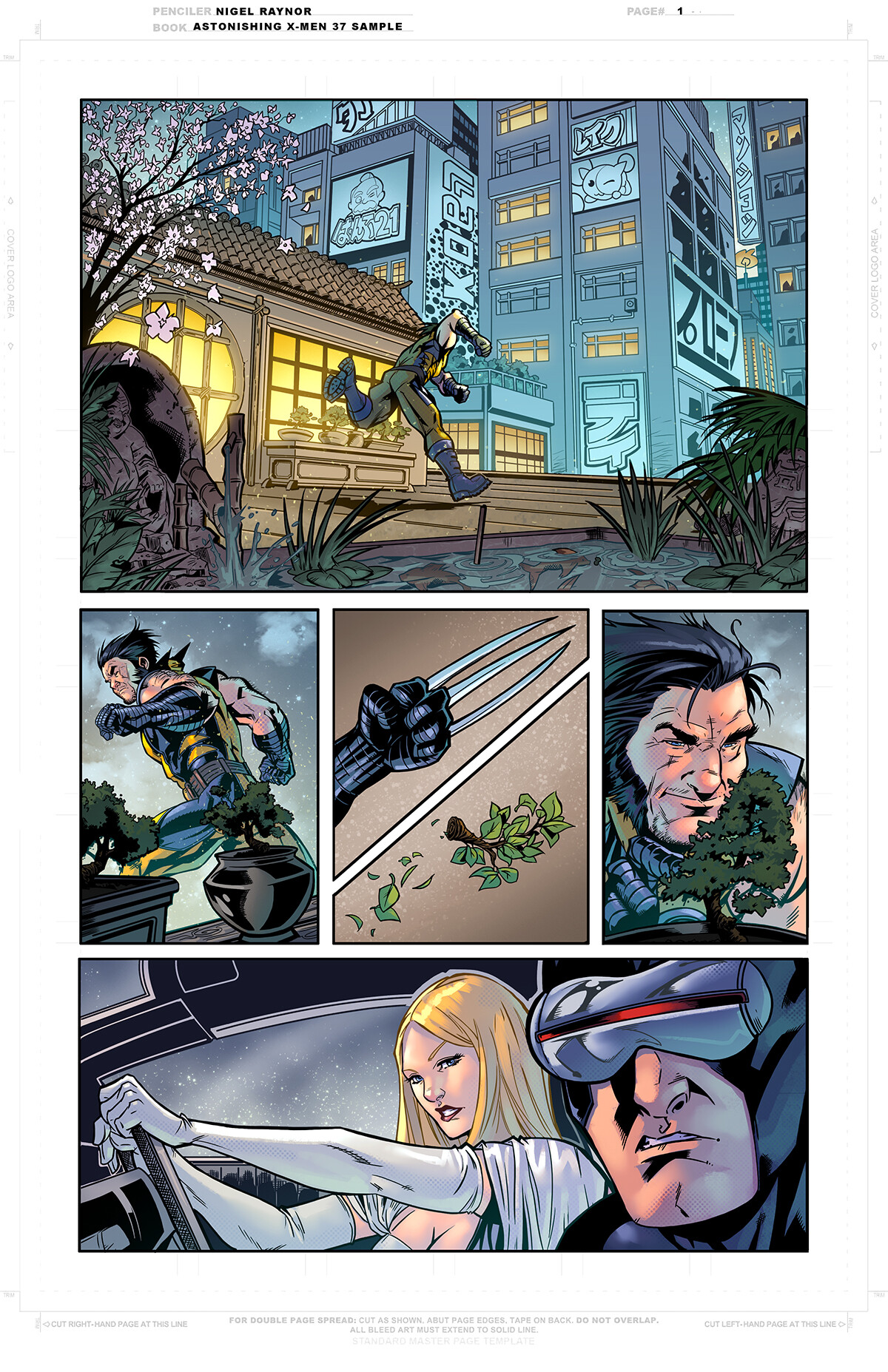Maksim Strelkov X Men Pages Sample Colors
