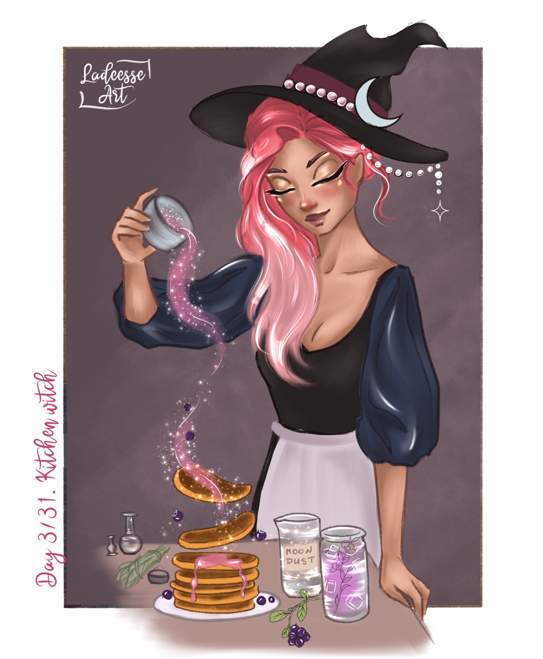 ArtStation - Day 3. Kitchen witch