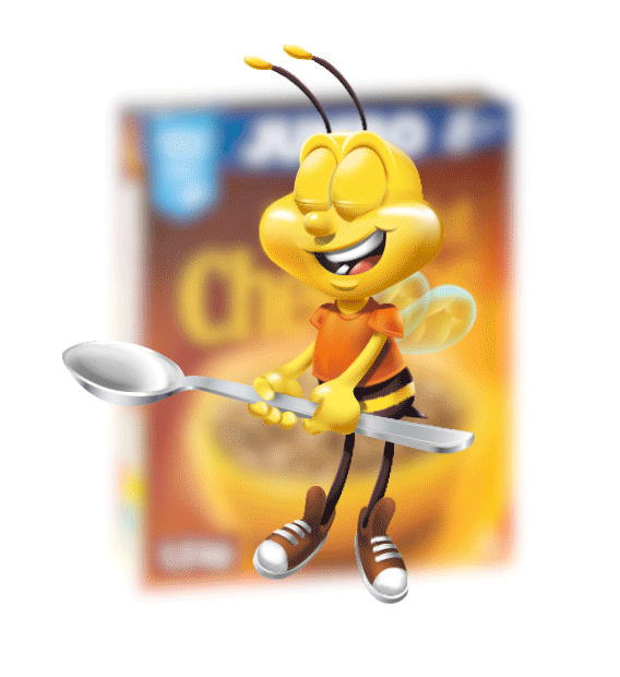 Artstation Redesign Buzz Honey Nut Cheerios Stephen Despins