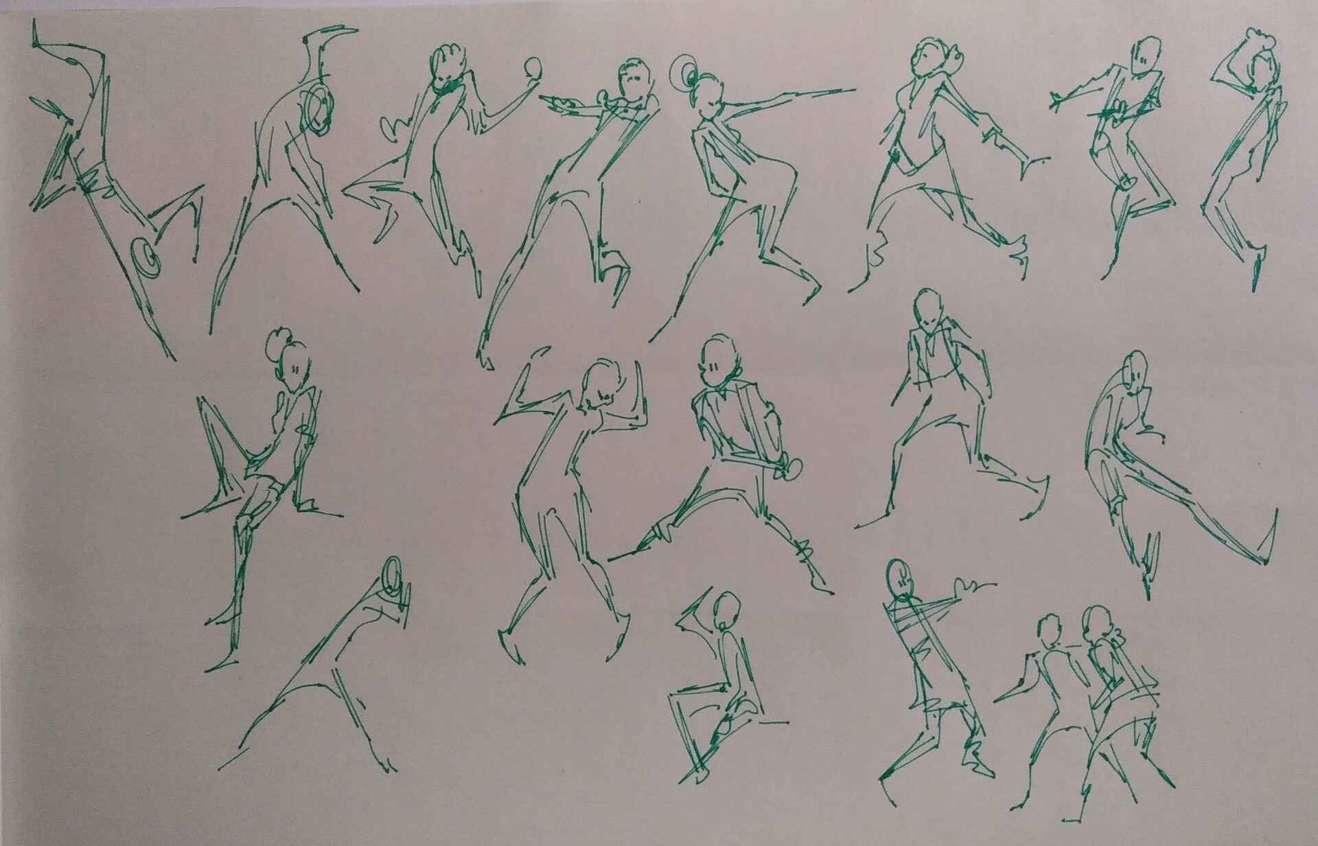 ArtStation - Gesture study