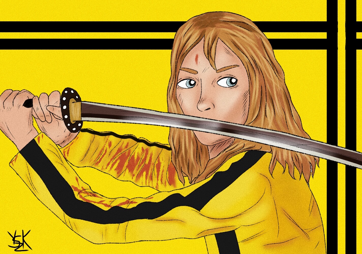 ArtStation Kill Bill fanart