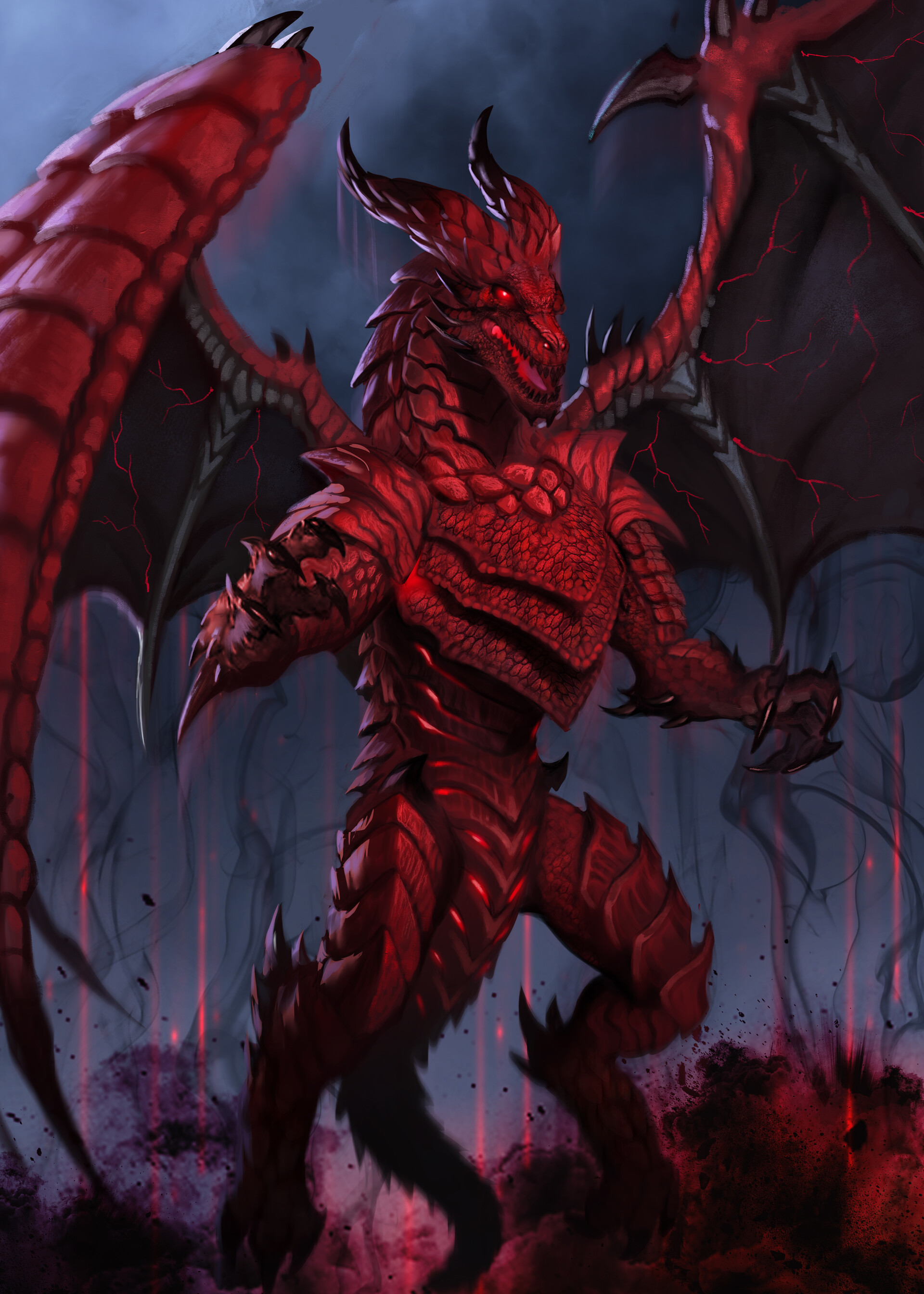 ArtStation - Red dragon