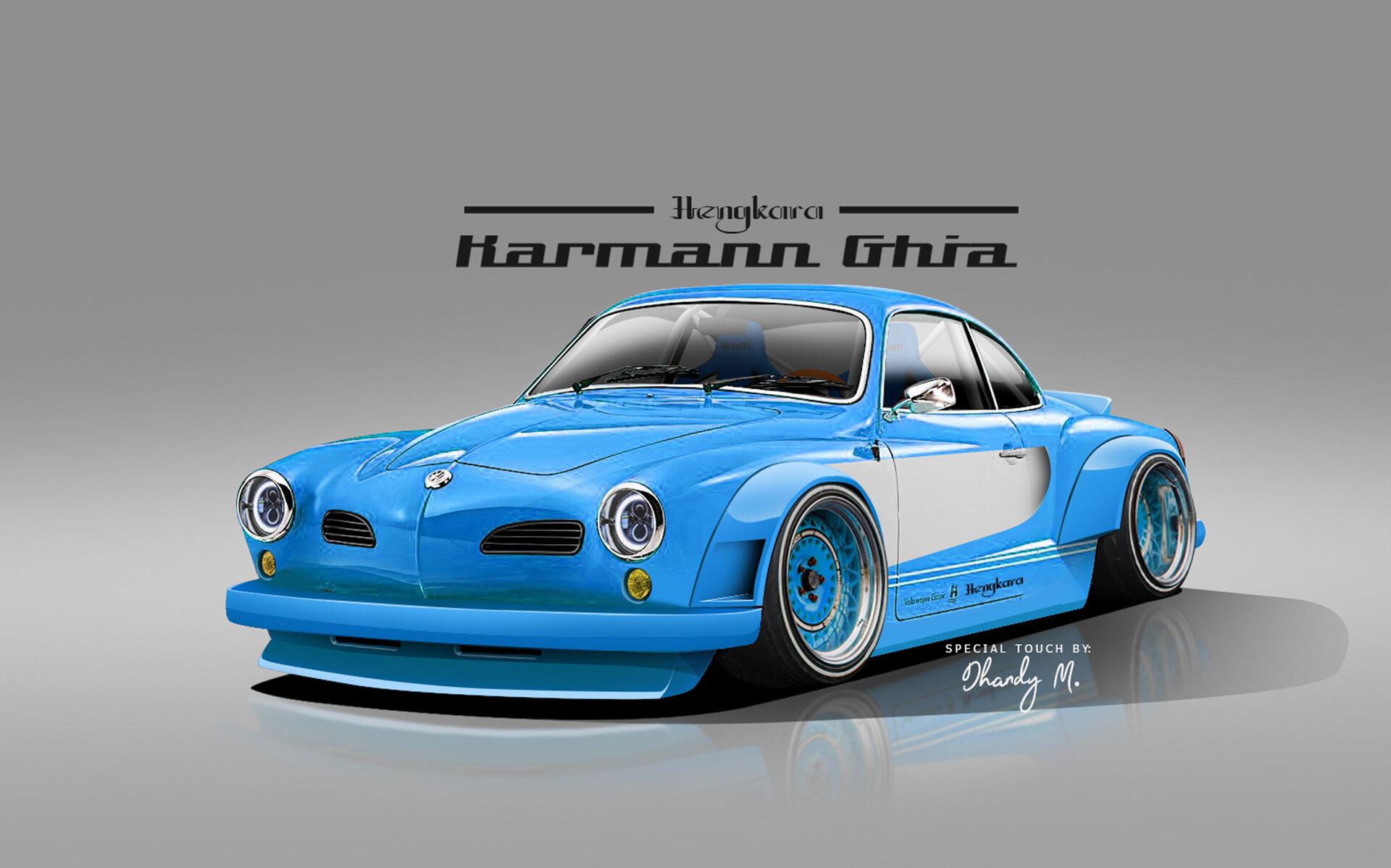 Artstation Volkswagen Karmann Ghia In Hengkara Bodykit Dhandy