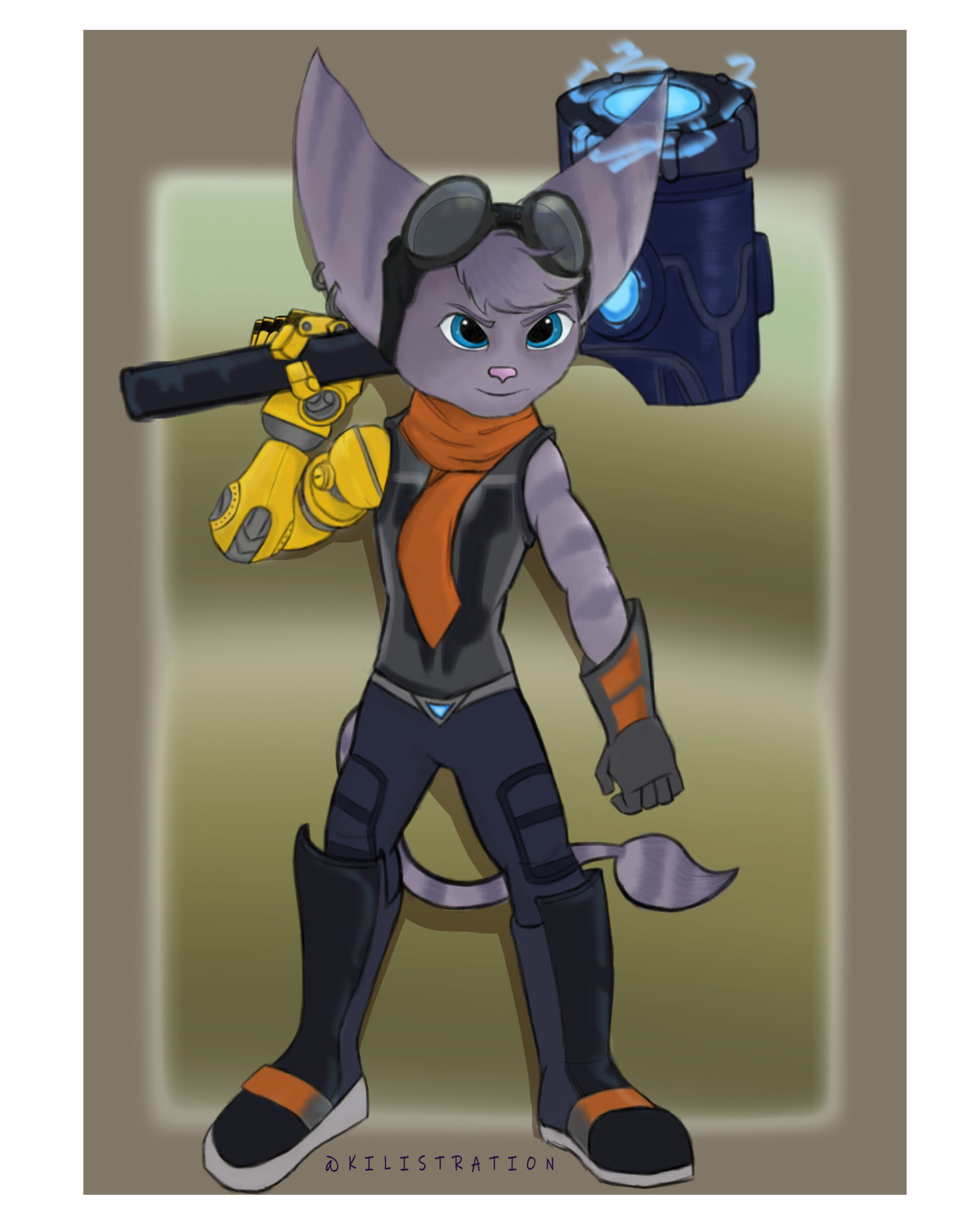 ArtStation Ratchet & Clank Rift Apart, New Lombax [Fan Art]