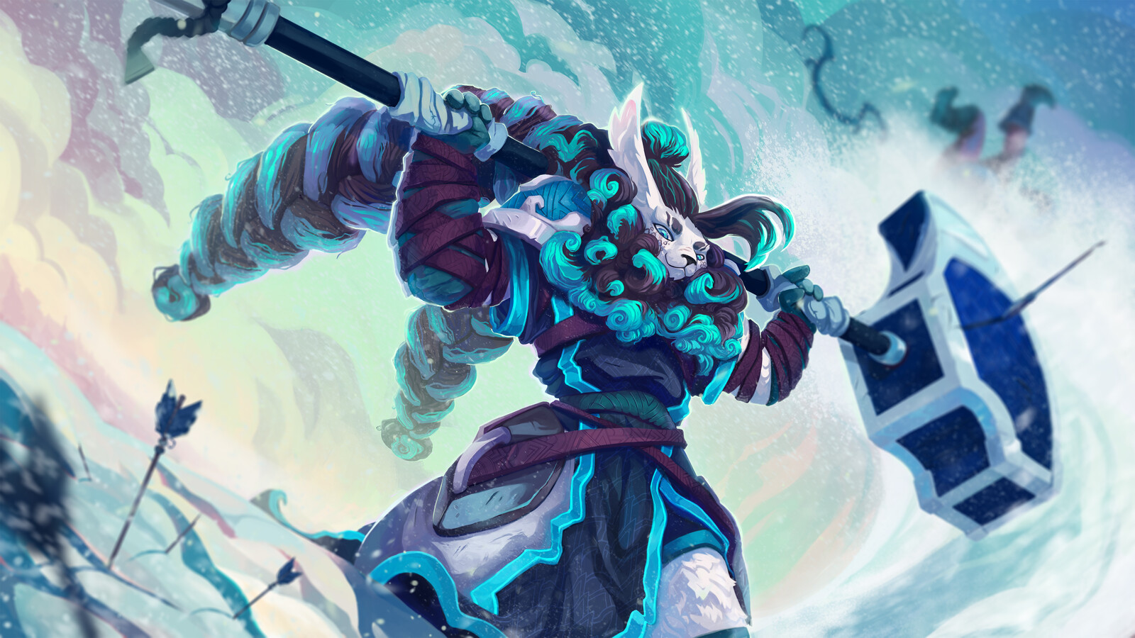 Mountain lady splashart