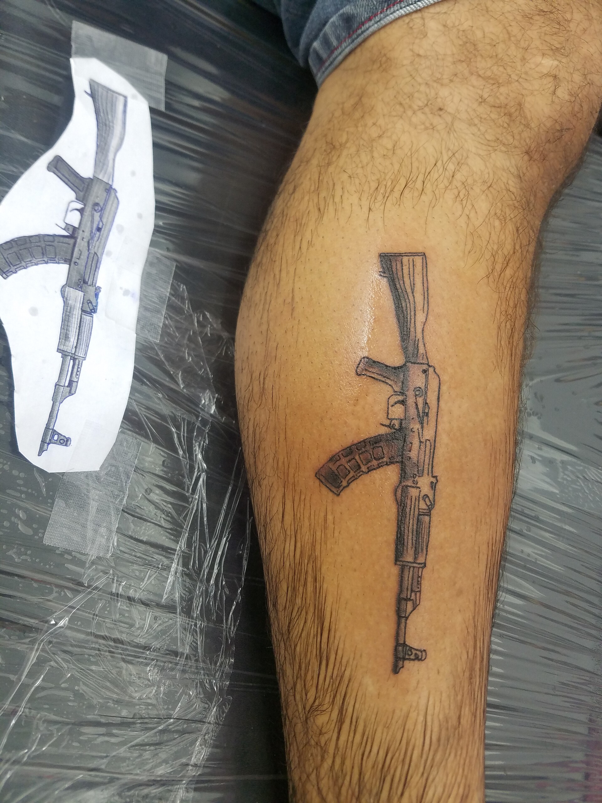 9pcs Dark Gun Flame Chain Black Word Tatto Set Body Art Arm Wrist Thigh  Fake Waterproof Temporary Tattoo Sticker Man Woman Child - Temporary Tattoos  - AliExpress