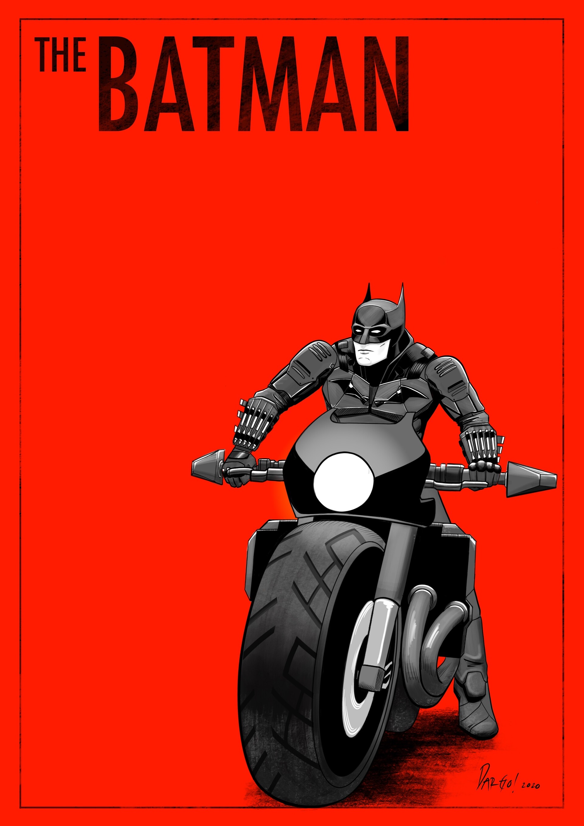 ArtStation - The Batman (Akira Poster Style)