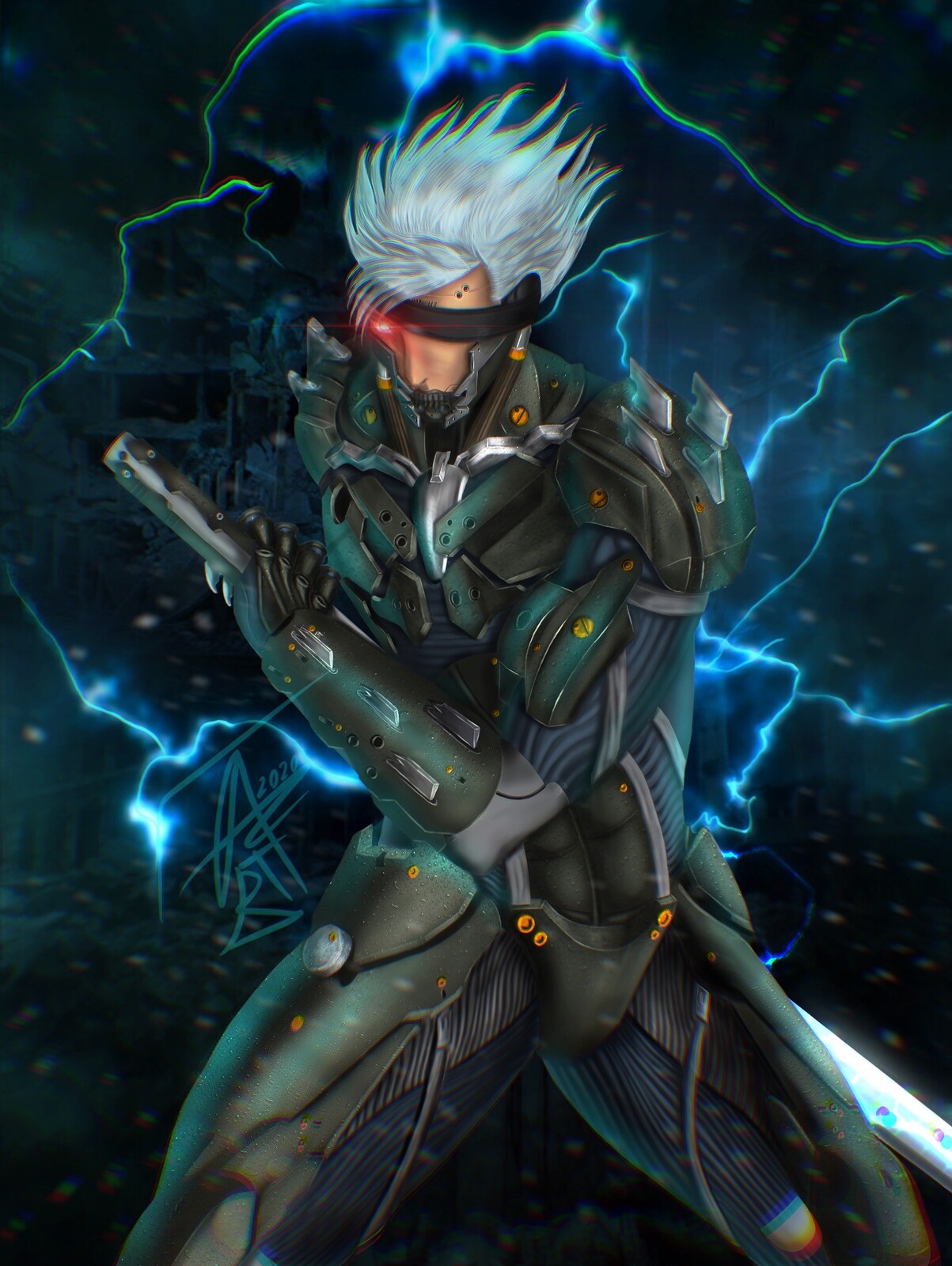 images Metal Gear Rising Revengeance Raiden Fan Art metal gear rising revengeance raiden